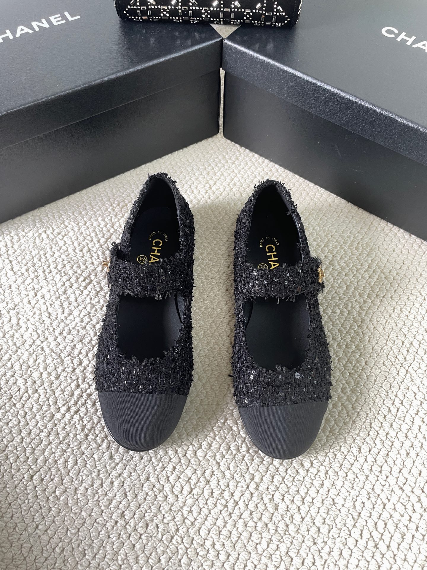 Chanel little Chanel Mary Jane single shoes