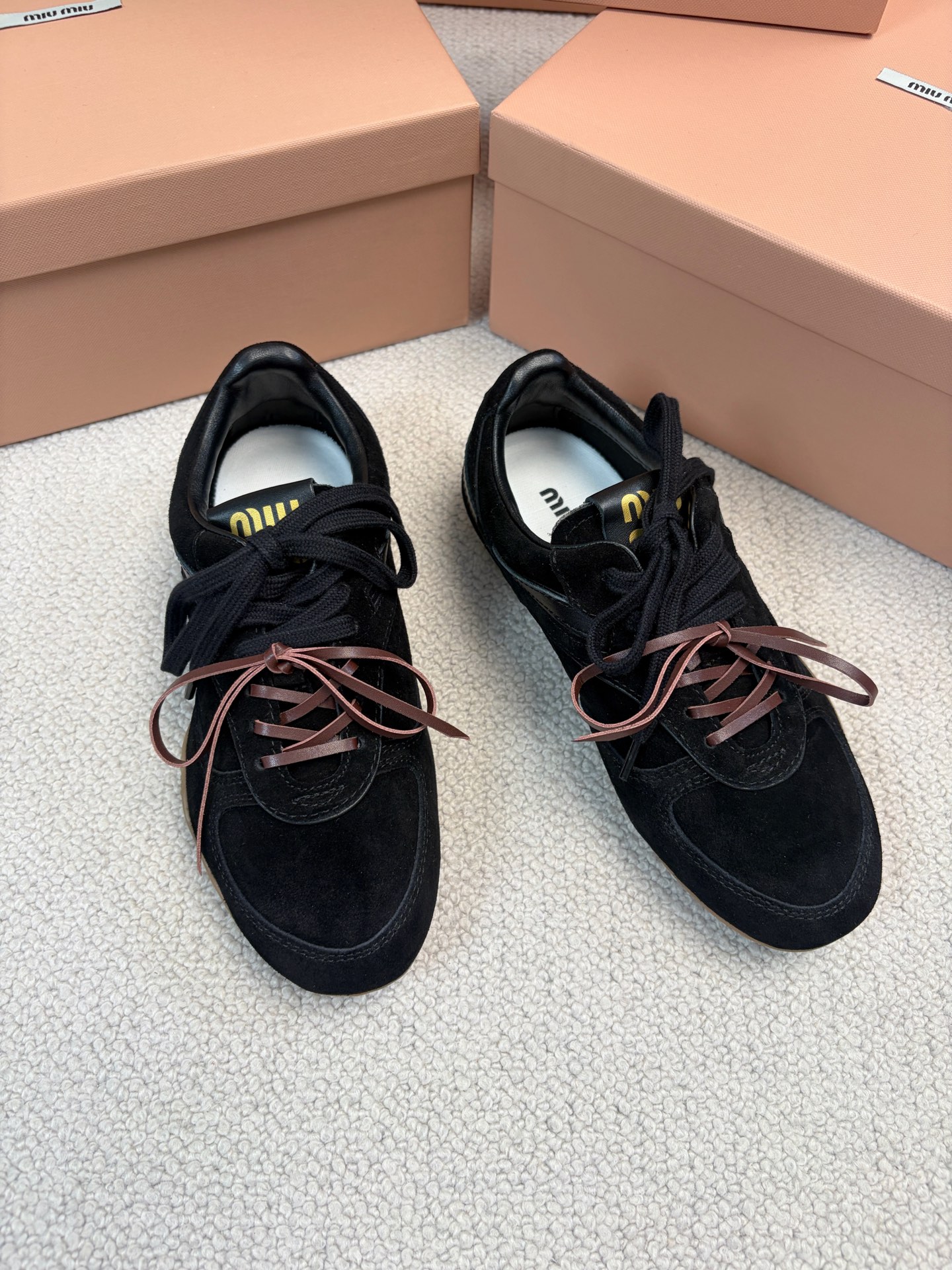 MiuMiu New Runway German Army Trainer Casual Shoes