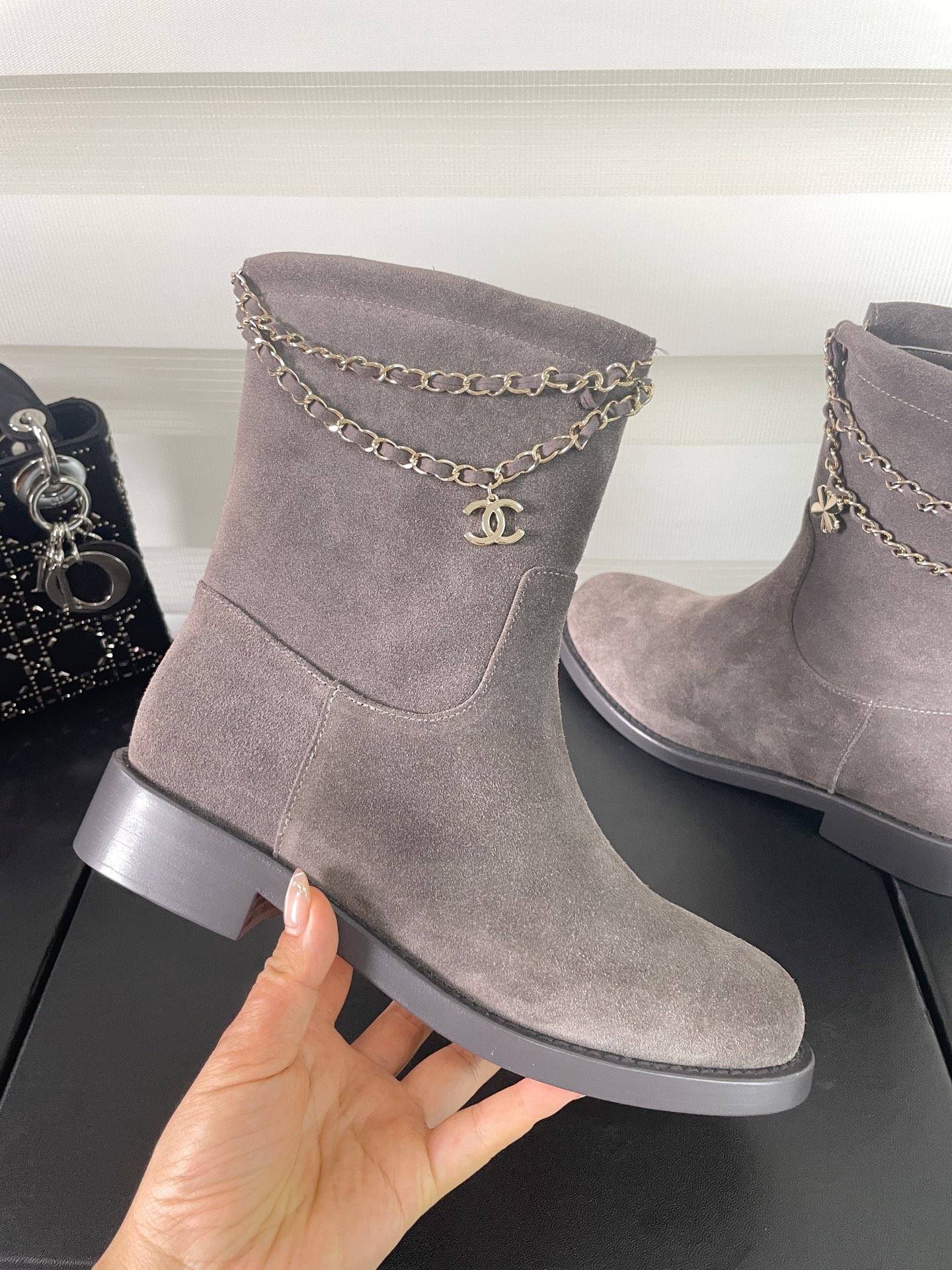 CHANEL autumn and winter new style chain boots