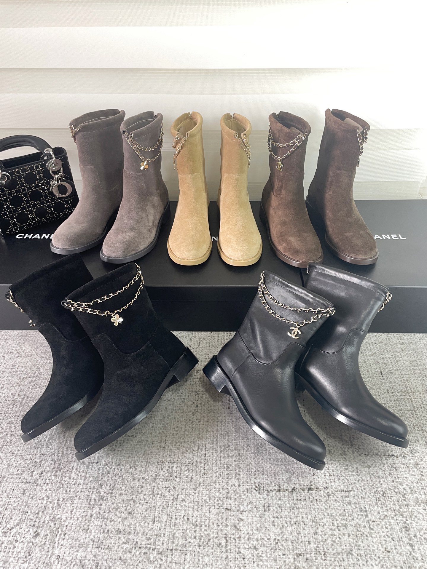 CHANEL autumn and winter new style chain boots
