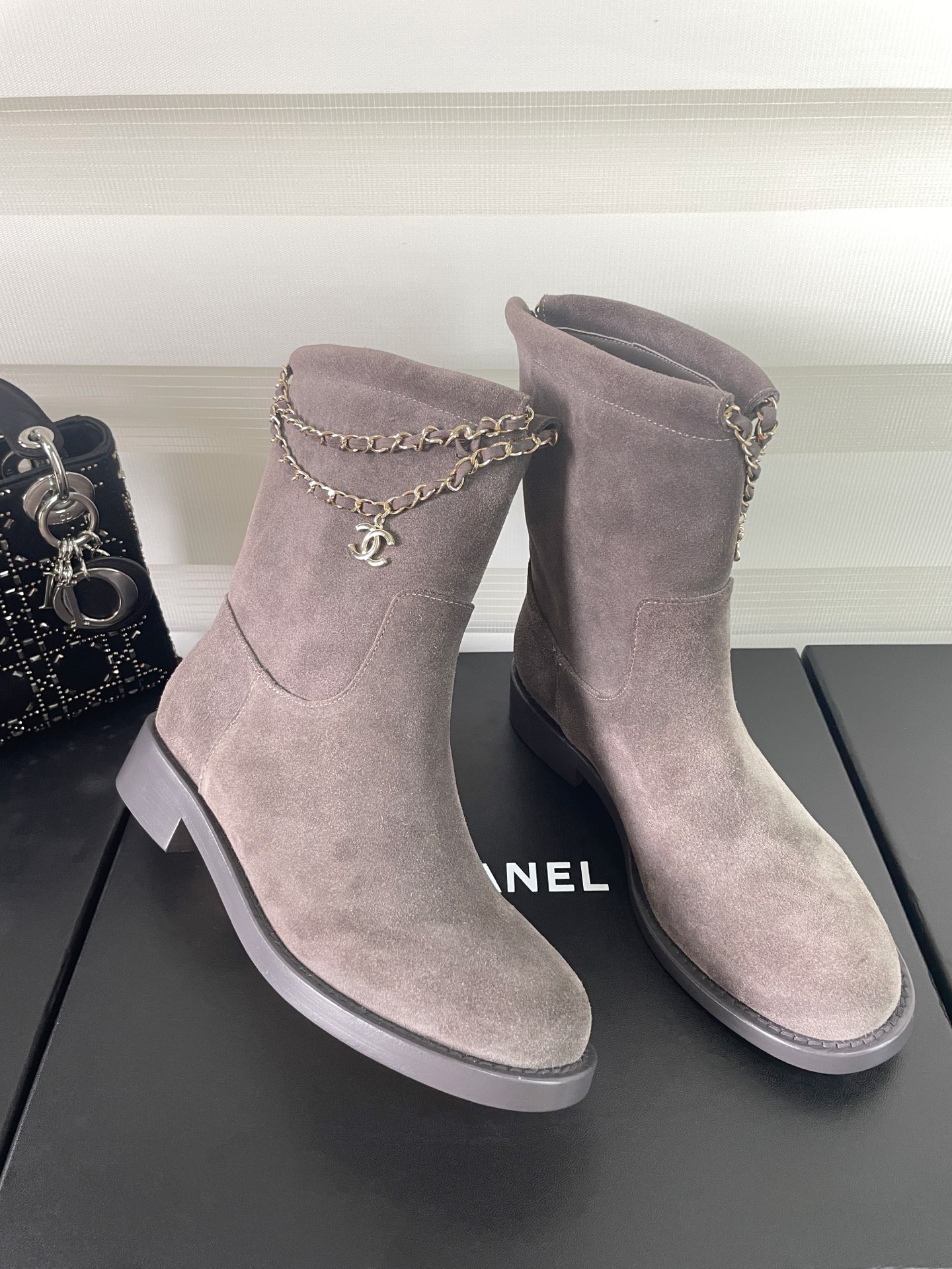 CHANEL autumn and winter new style chain boots