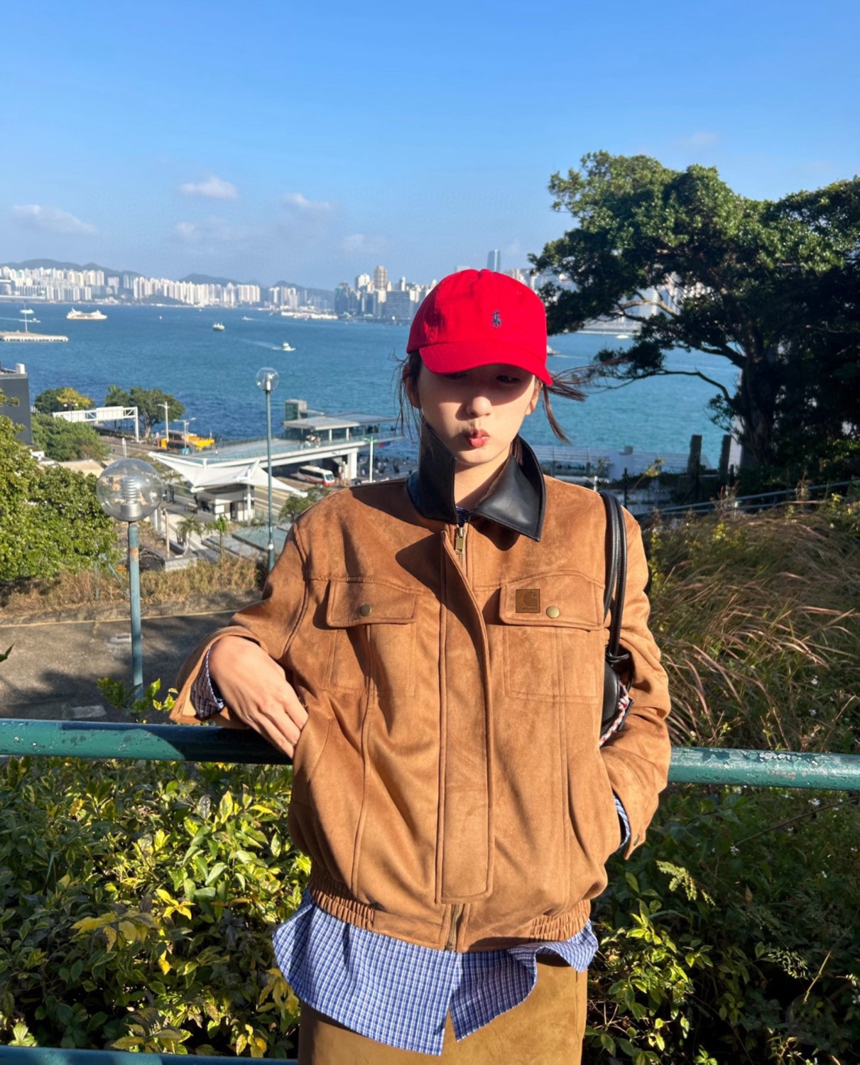 Carhartt Suede Patchwork Retro Jacket