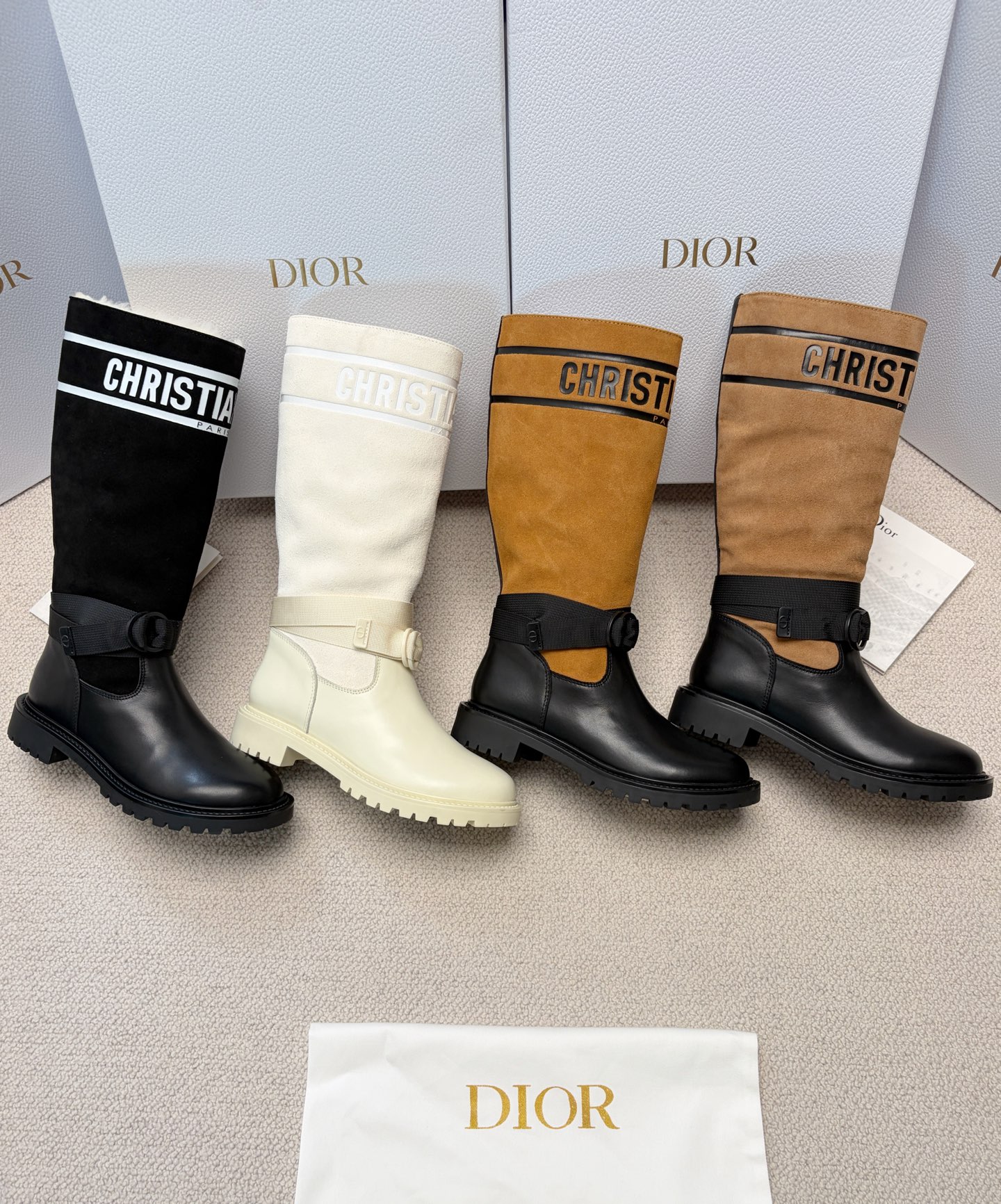 Dior 25s New Punk Motorcycle Boots