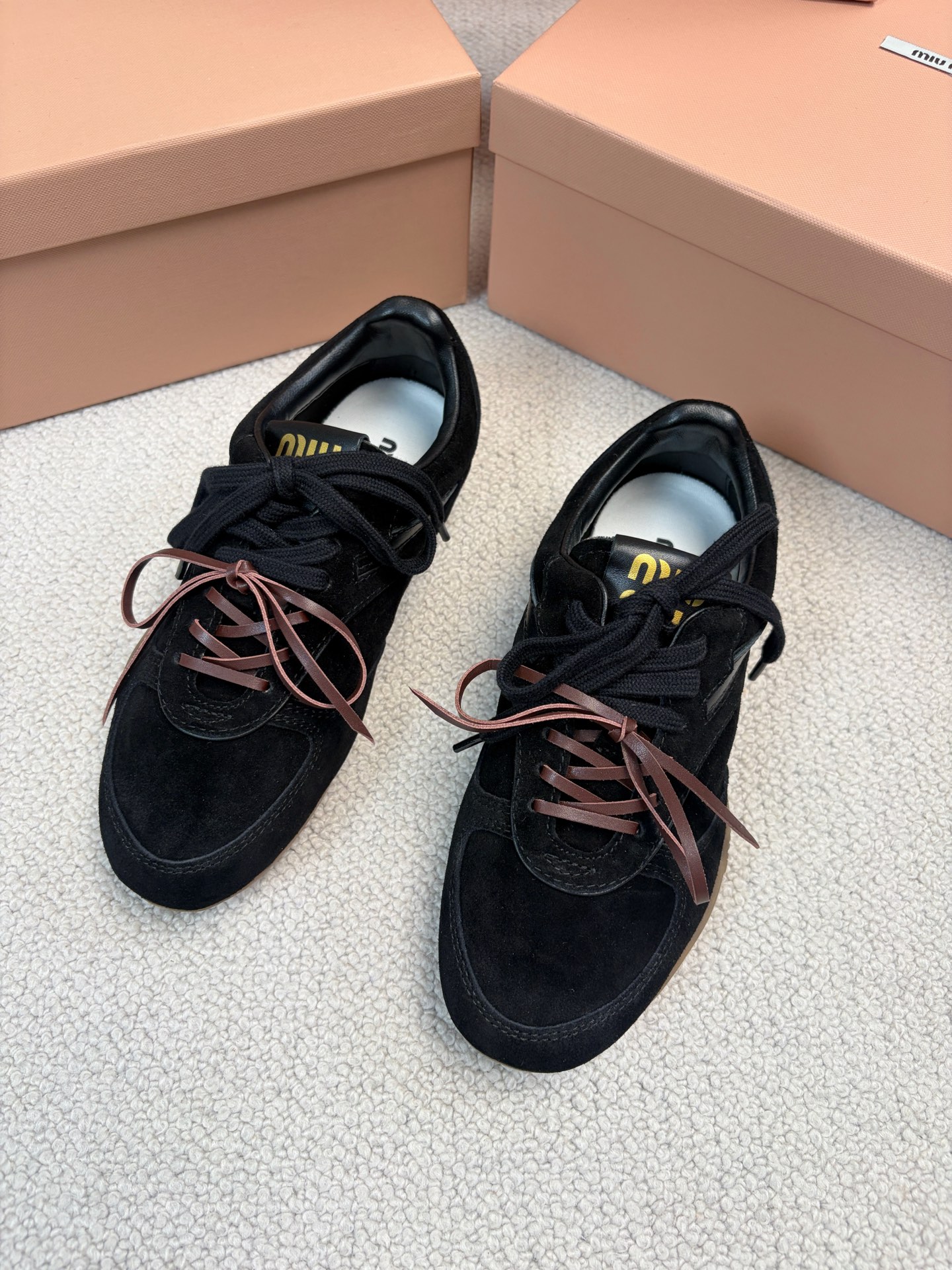 MiuMiu New Runway German Army Trainer Casual Shoes