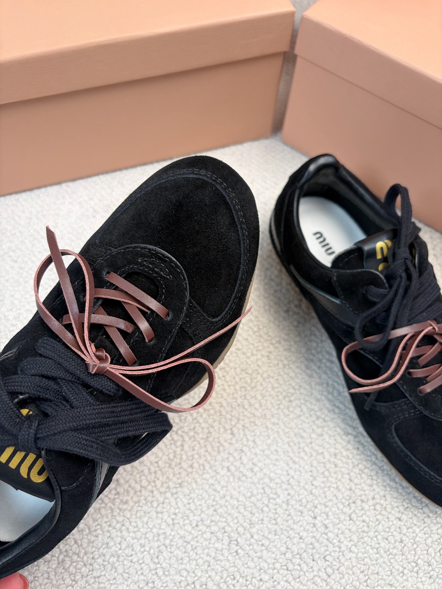 MiuMiu New Runway German Army Trainer Casual Shoes