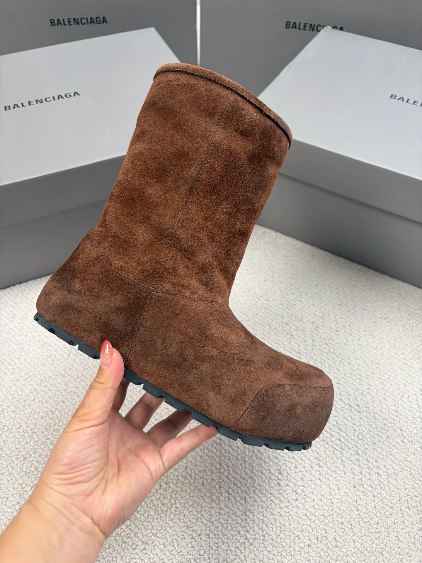 Balenciaga Snow Boots Cotton Shoes