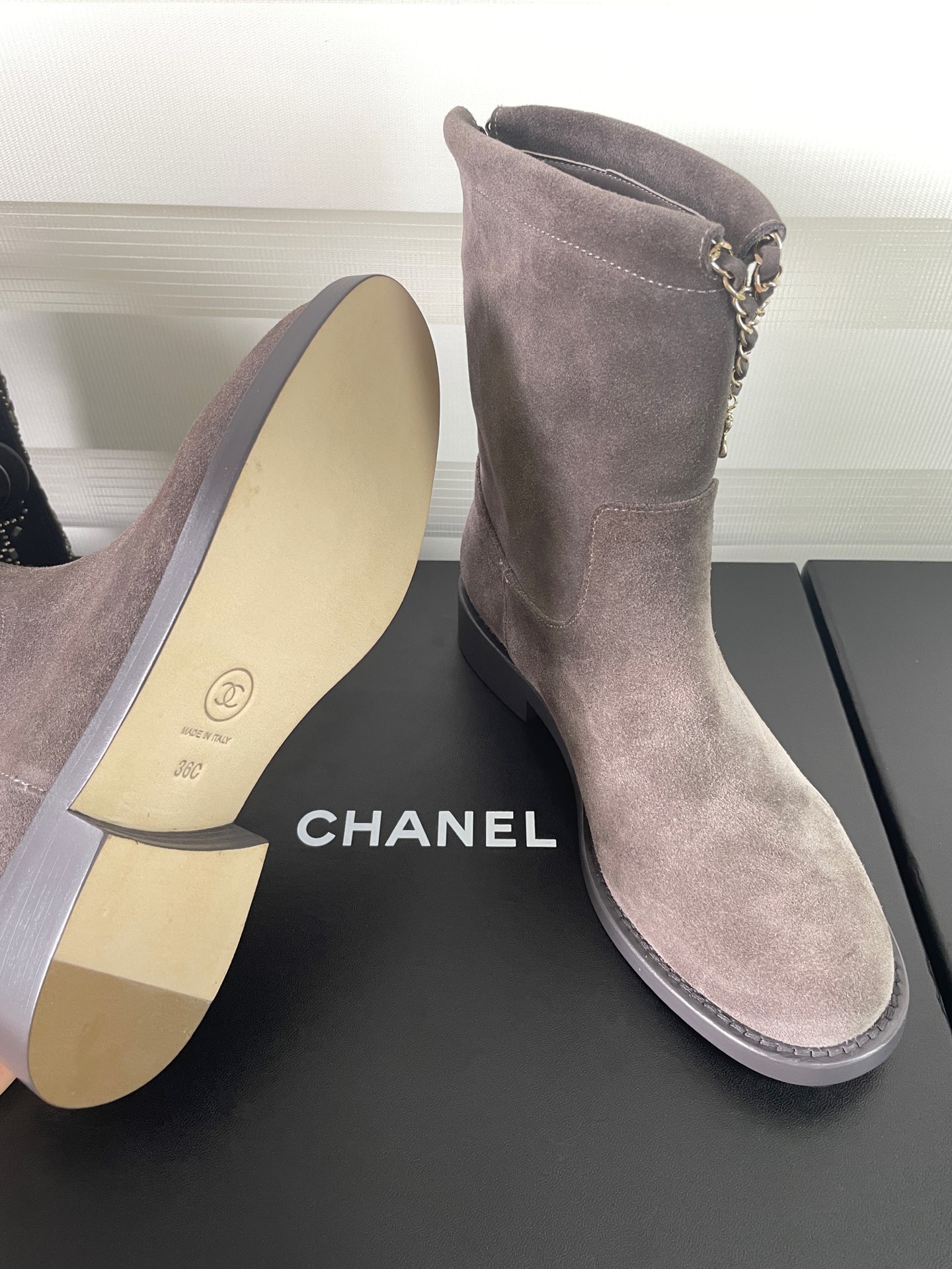 CHANEL autumn and winter new style chain boots