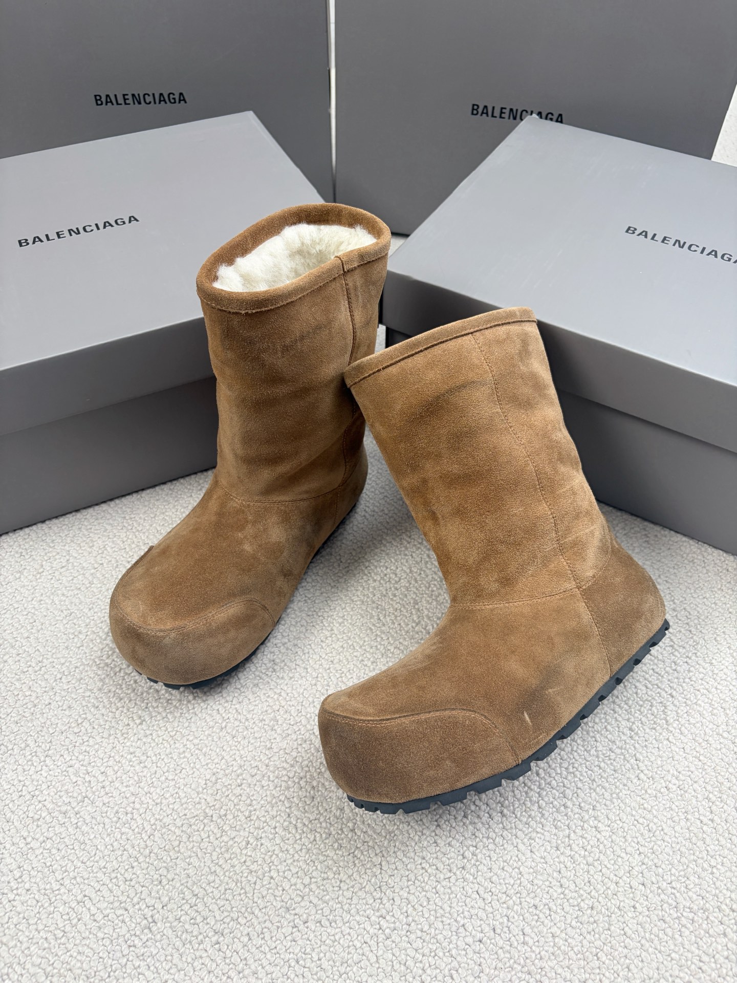 Balenciaga Snow Boots Cotton Shoes