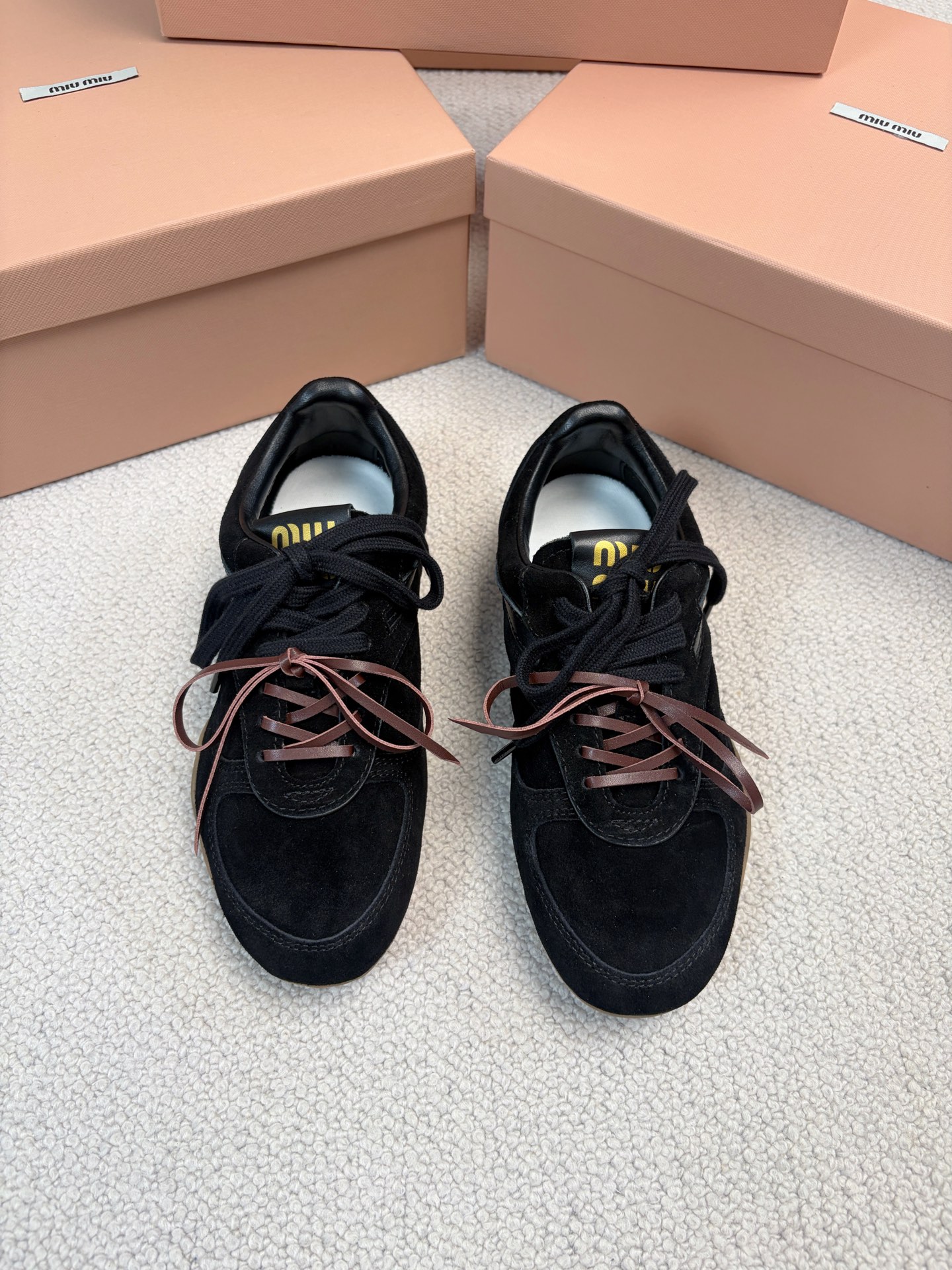 MiuMiu New Runway German Army Trainer Casual Shoes