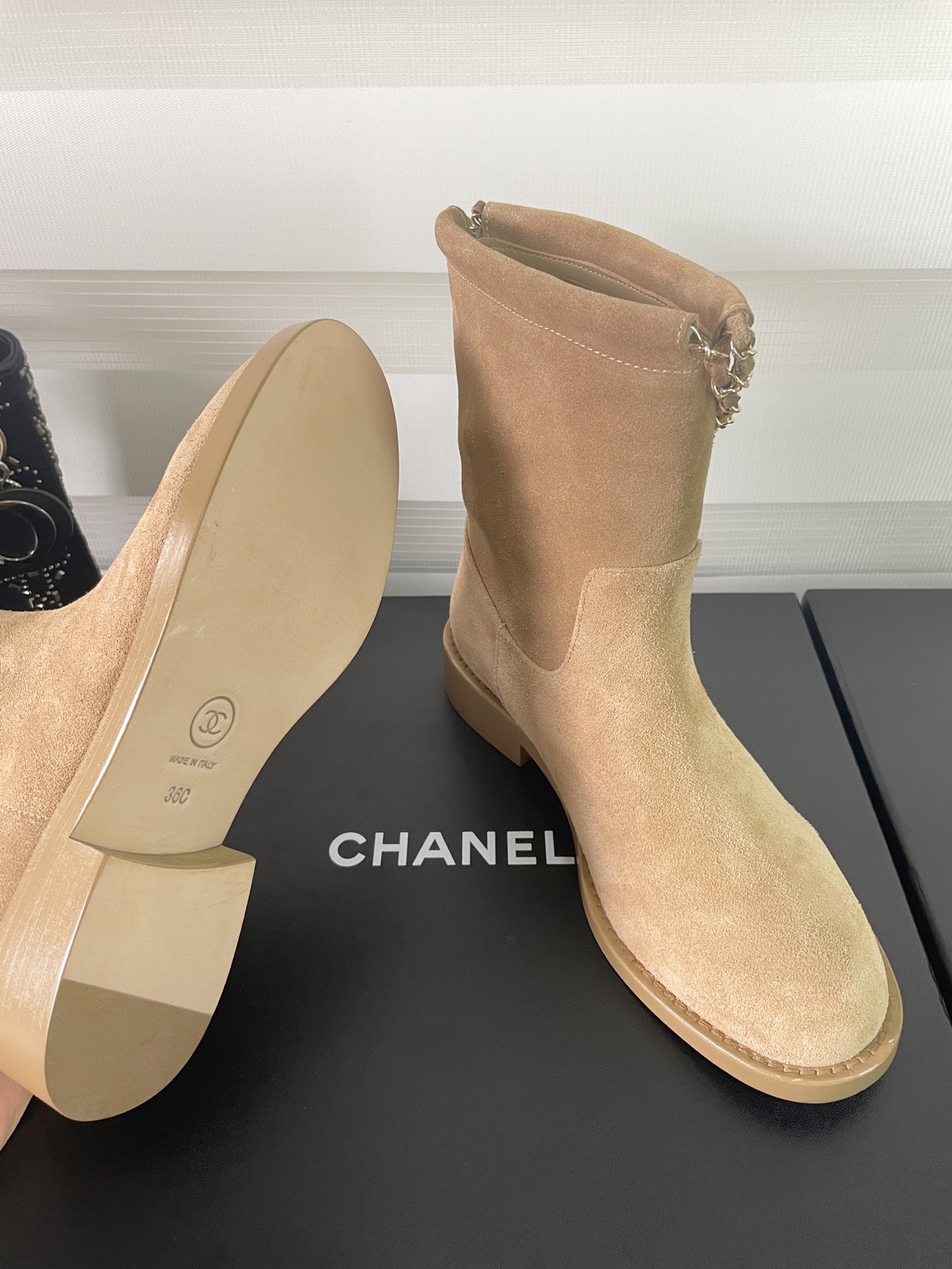 CHANEL autumn and winter new style chain boots