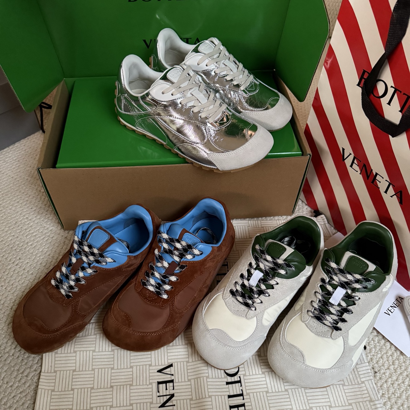 Bottega Veneta 2025 Spring/Summer New Style Aran De Training Shoes