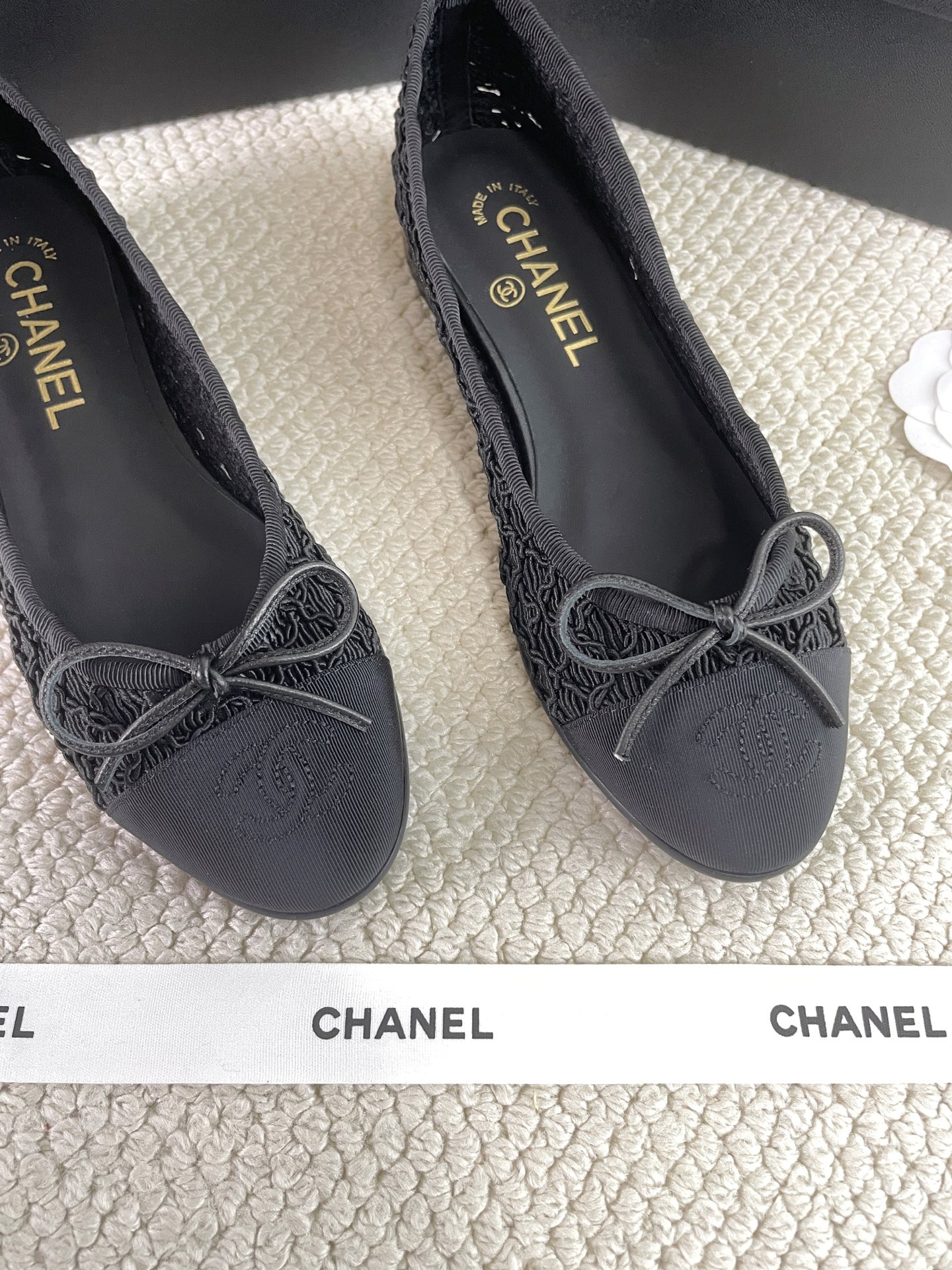 CHANEL Early Spring Woven Mary Jane Single Shoes Sandals