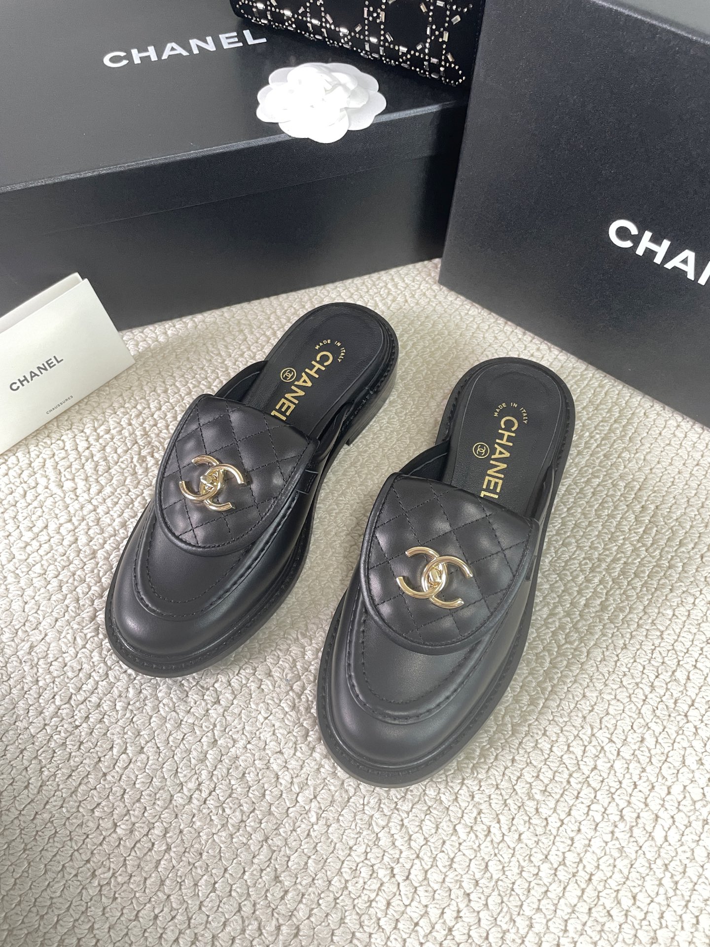 2025 CHANEL Bag Buckle Half Slip-On