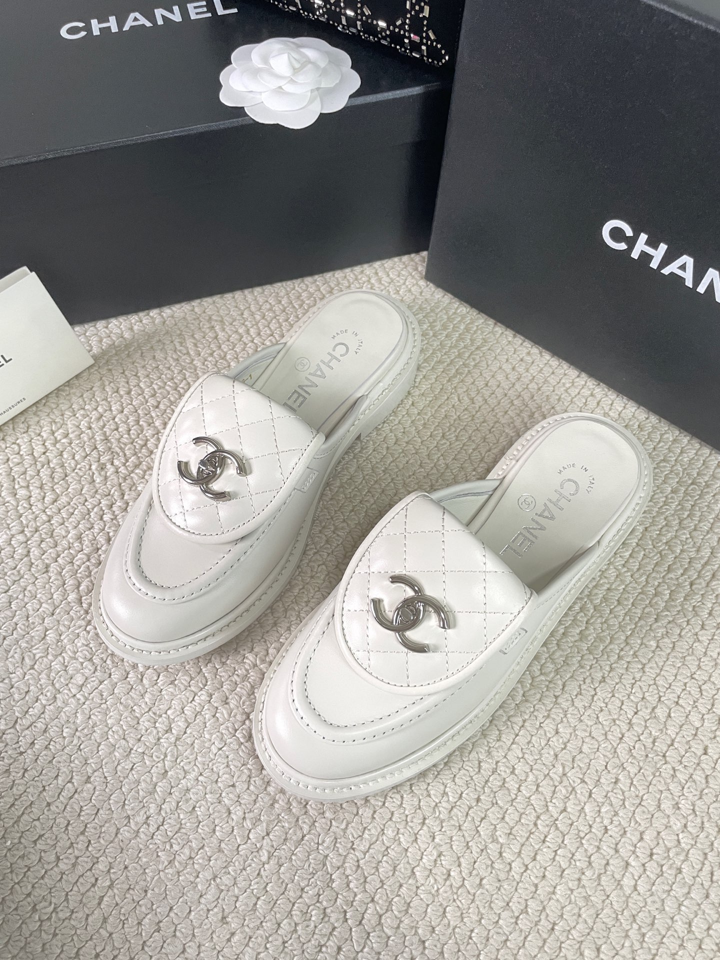 2025 CHANEL Bag Buckle Half Slip-On