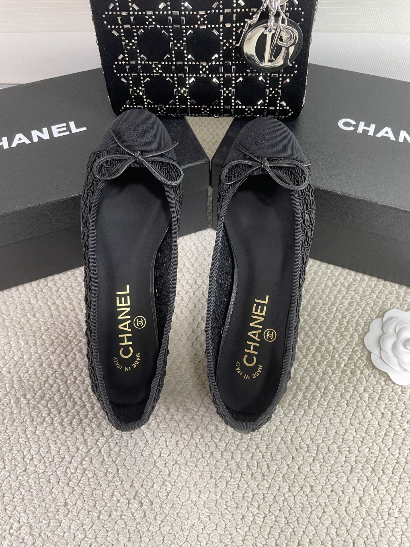 CHANEL Early Spring Woven Mary Jane Single Shoes Sandals