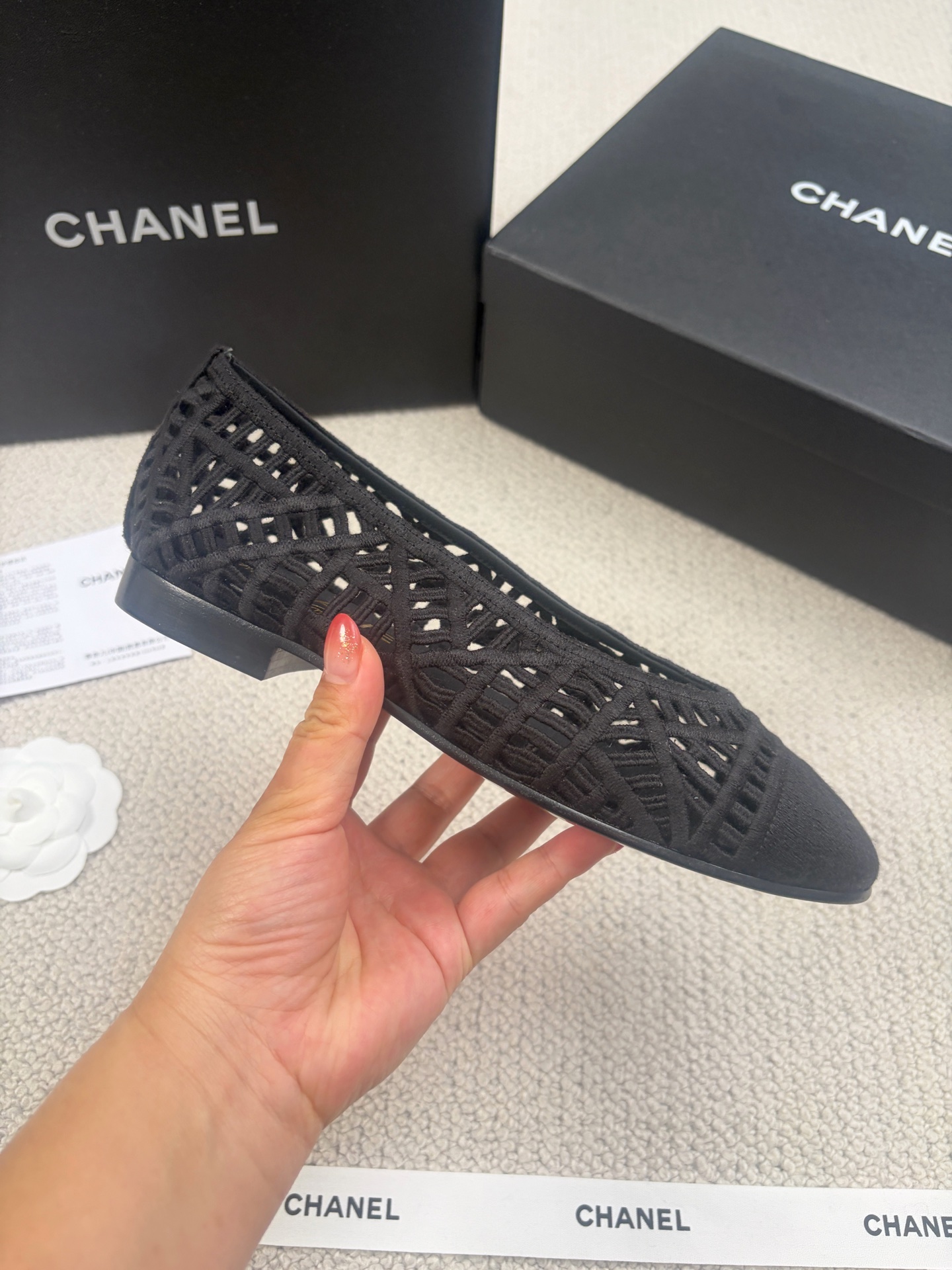 CHANEL Early Spring Woven Mary Jane Shoes