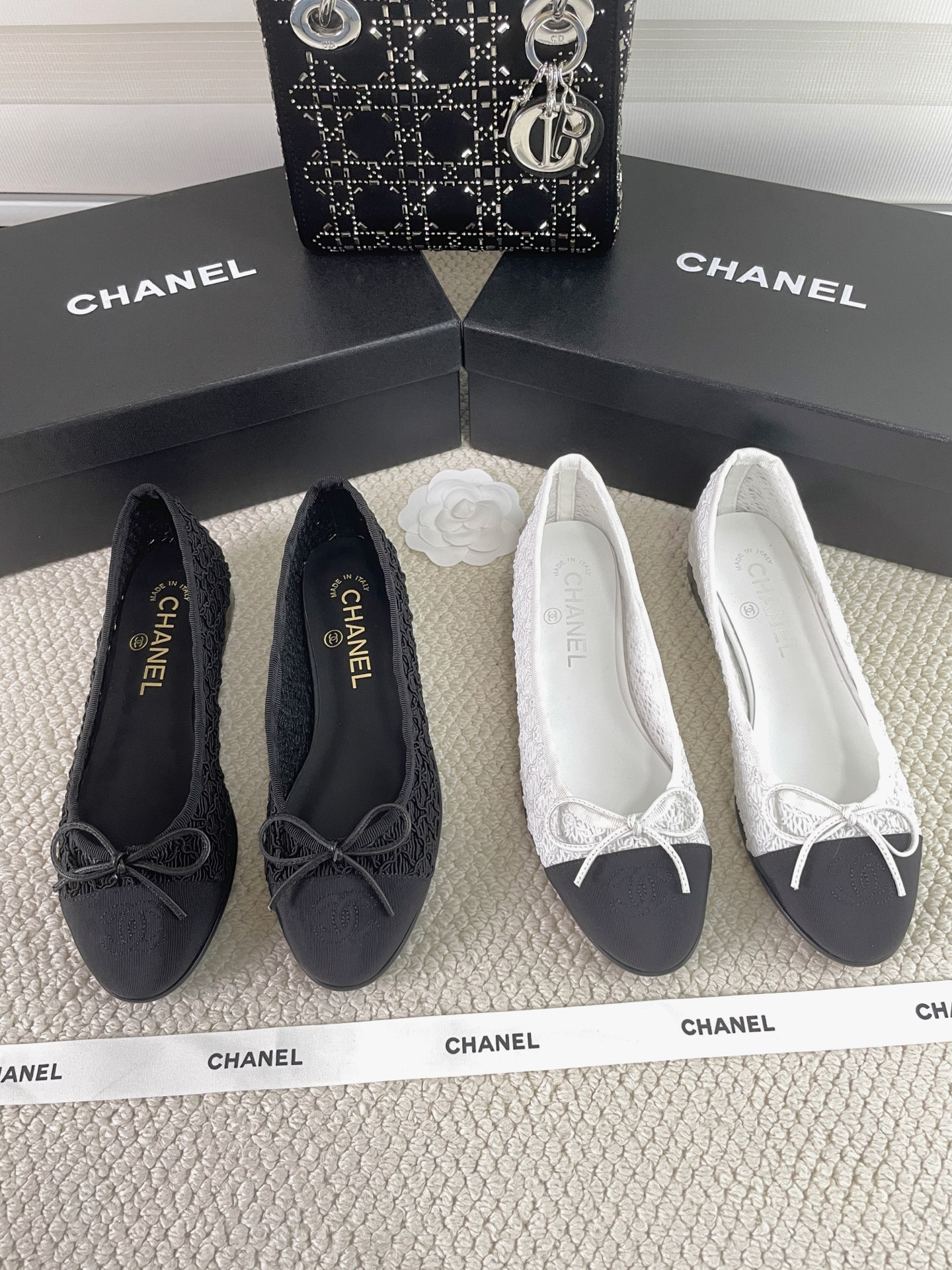 CHANEL Early Spring Woven Mary Jane Single Shoes Sandals