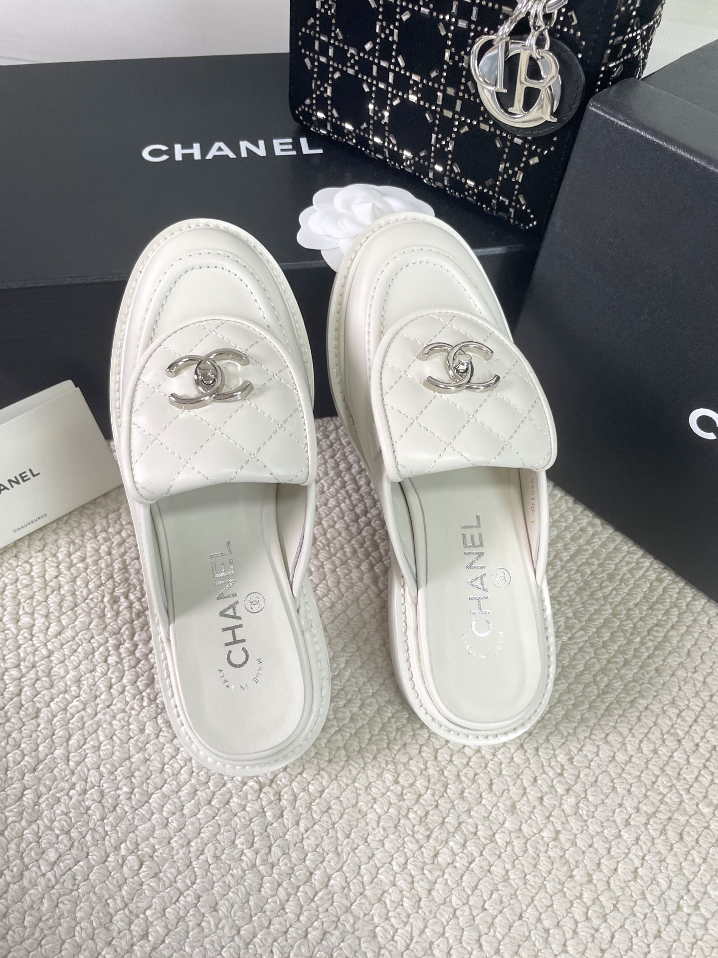2025 CHANEL Bag Buckle Half Slip-On