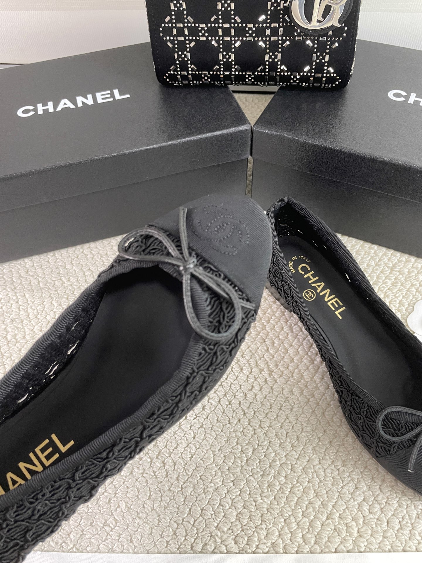 CHANEL Early Spring Woven Mary Jane Single Shoes Sandals