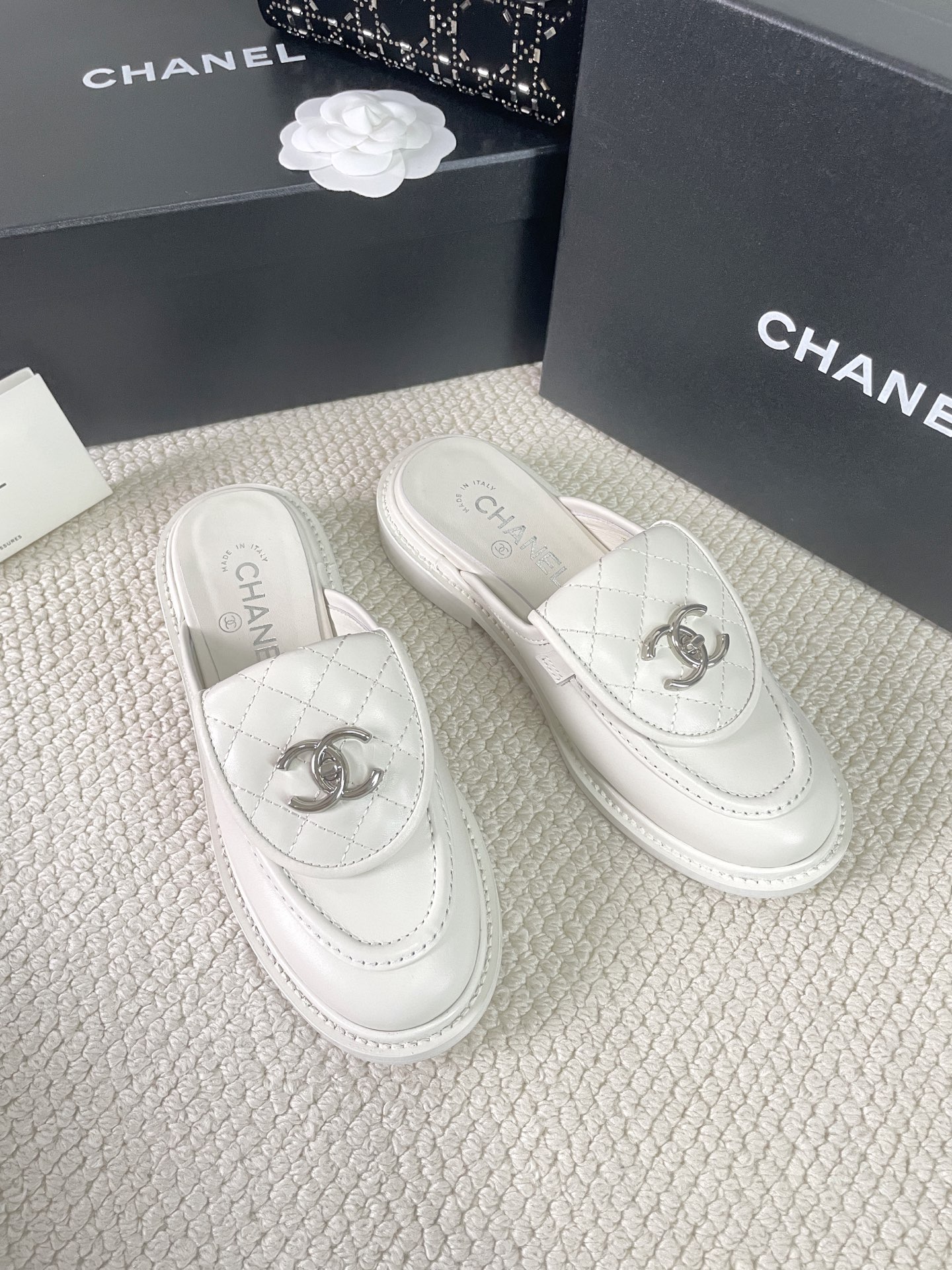 2025 CHANEL Bag Buckle Half Slip-On