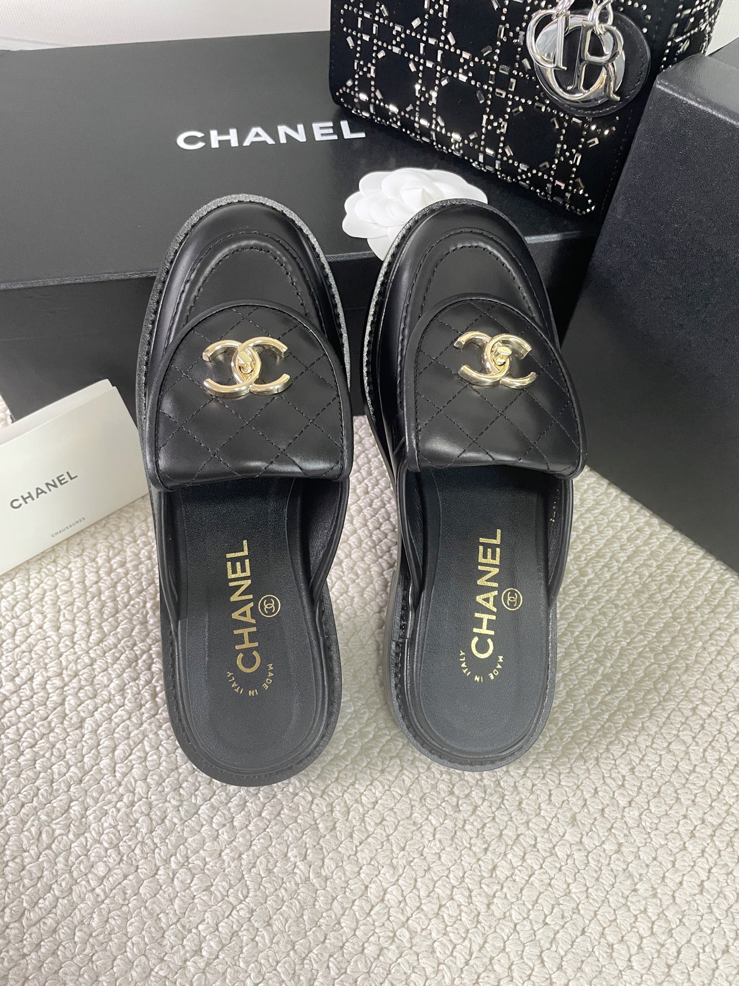 2025 CHANEL Bag Buckle Half Slip-On