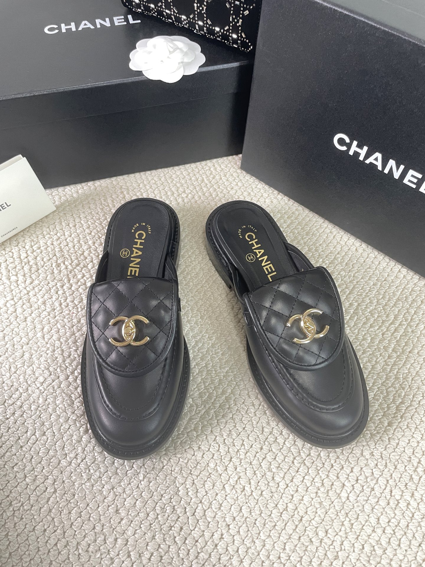 2025 CHANEL Bag Buckle Half Slip-On