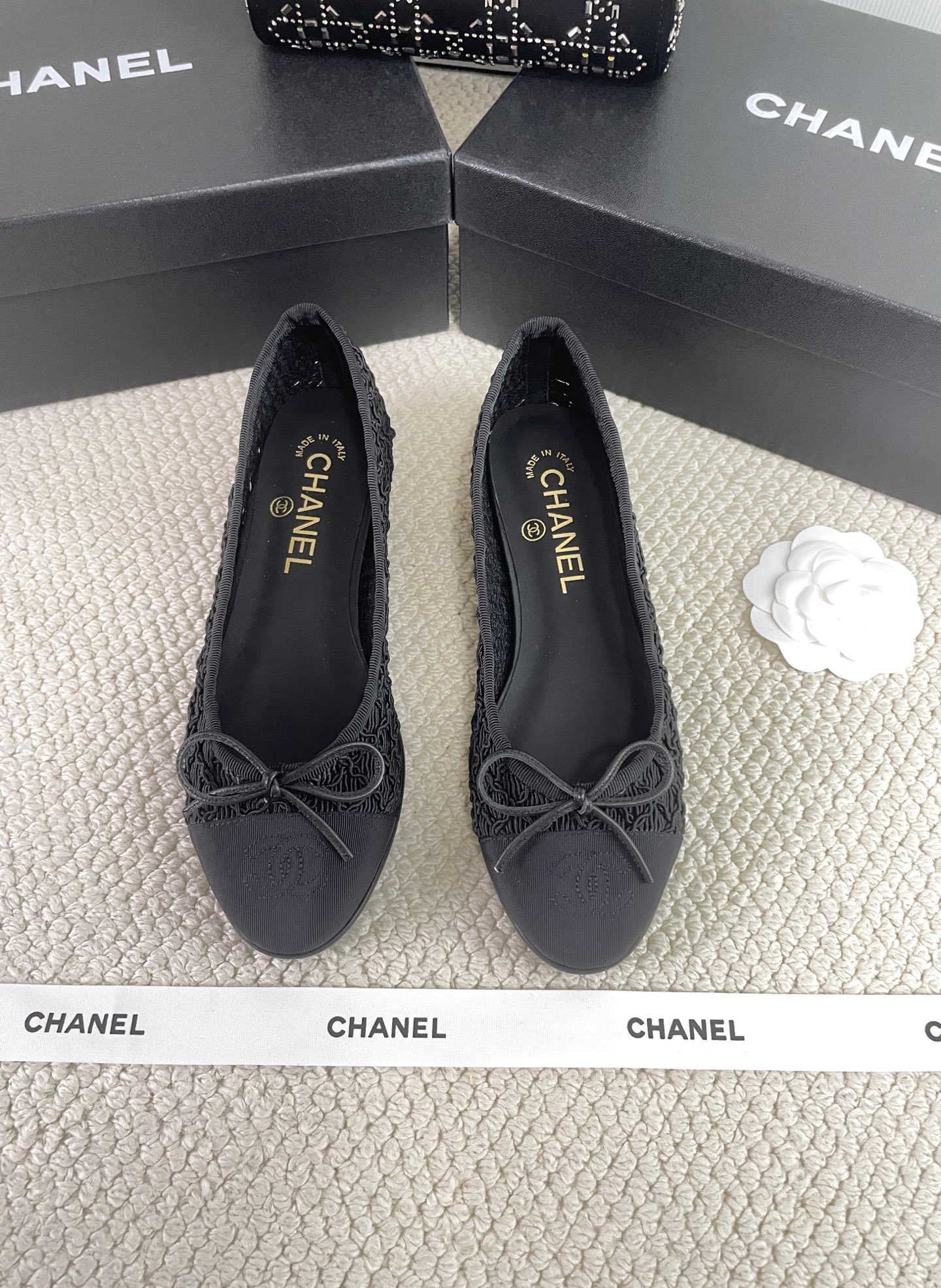 CHANEL Early Spring Woven Mary Jane Single Shoes Sandals