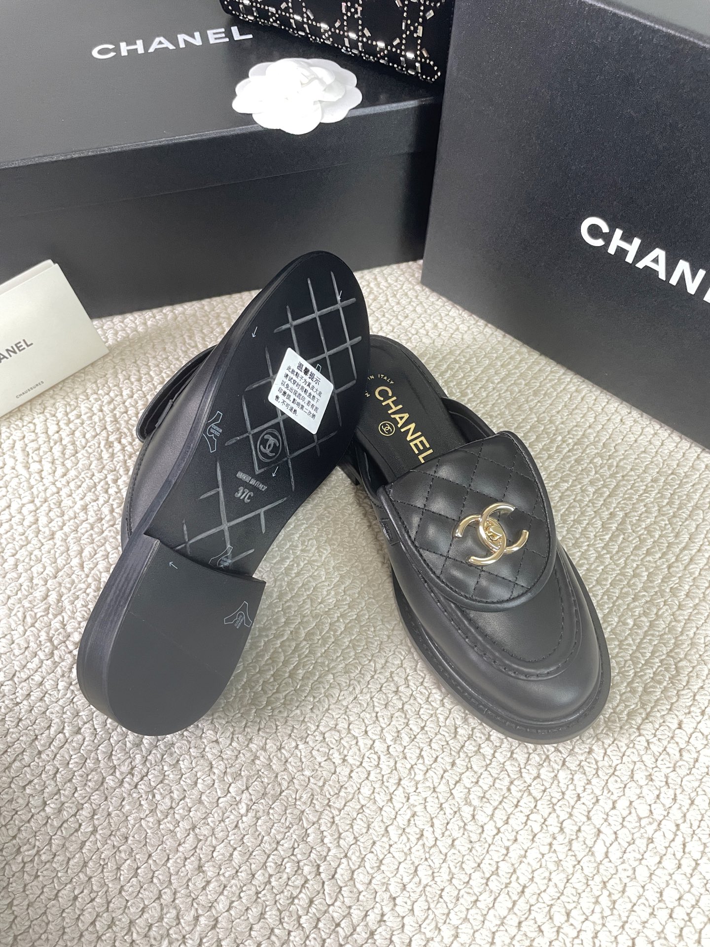 2025 CHANEL Bag Buckle Half Slip-On