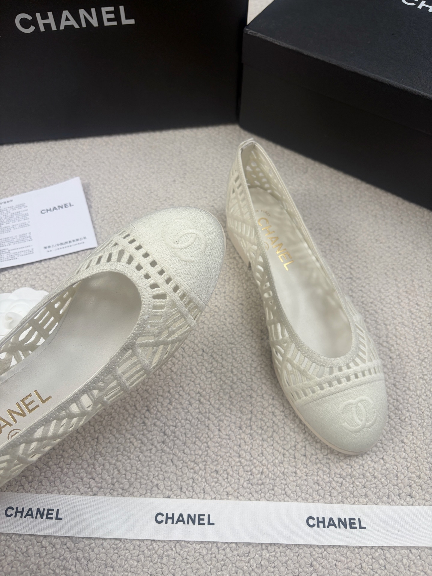 CHANEL Early Spring Woven Mary Jane Shoes