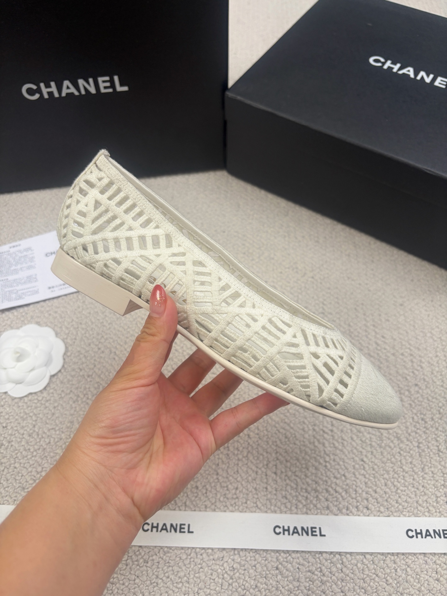 CHANEL Early Spring Woven Mary Jane Shoes