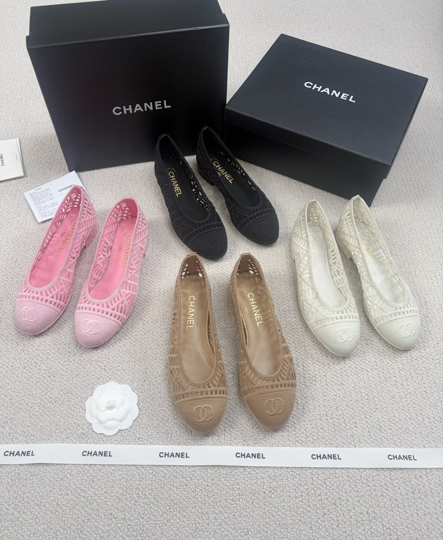 CHANEL Early Spring Woven Mary Jane Shoes