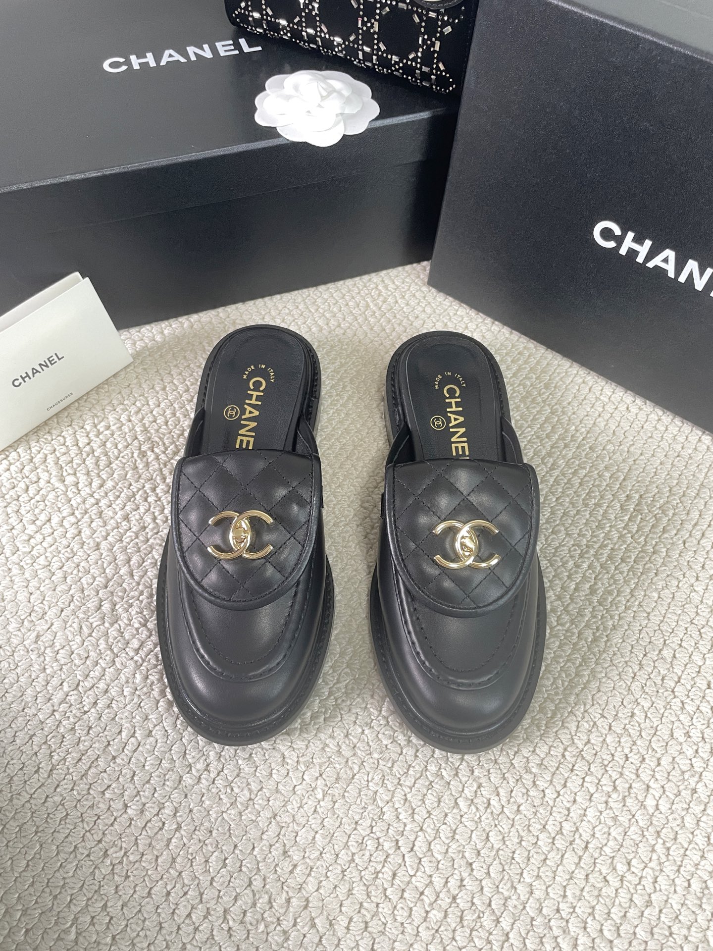 2025 CHANEL Bag Buckle Half Slip-On