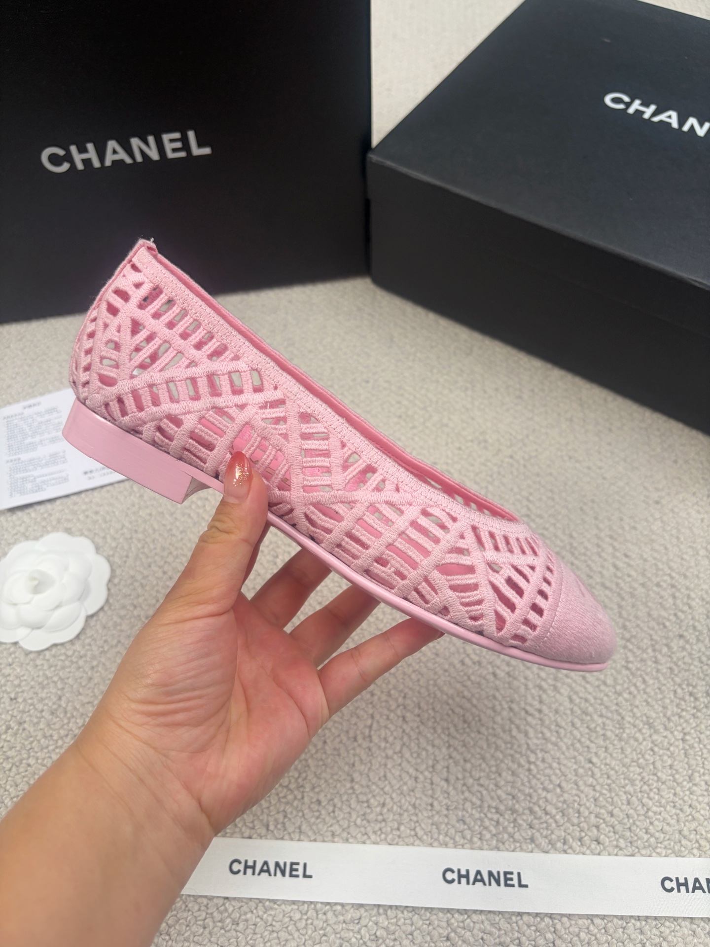 CHANEL Early Spring Woven Mary Jane Shoes