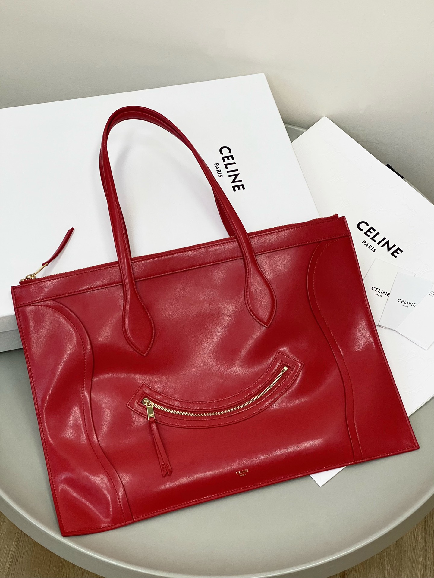 Celine Flat Cabas Smile Bag