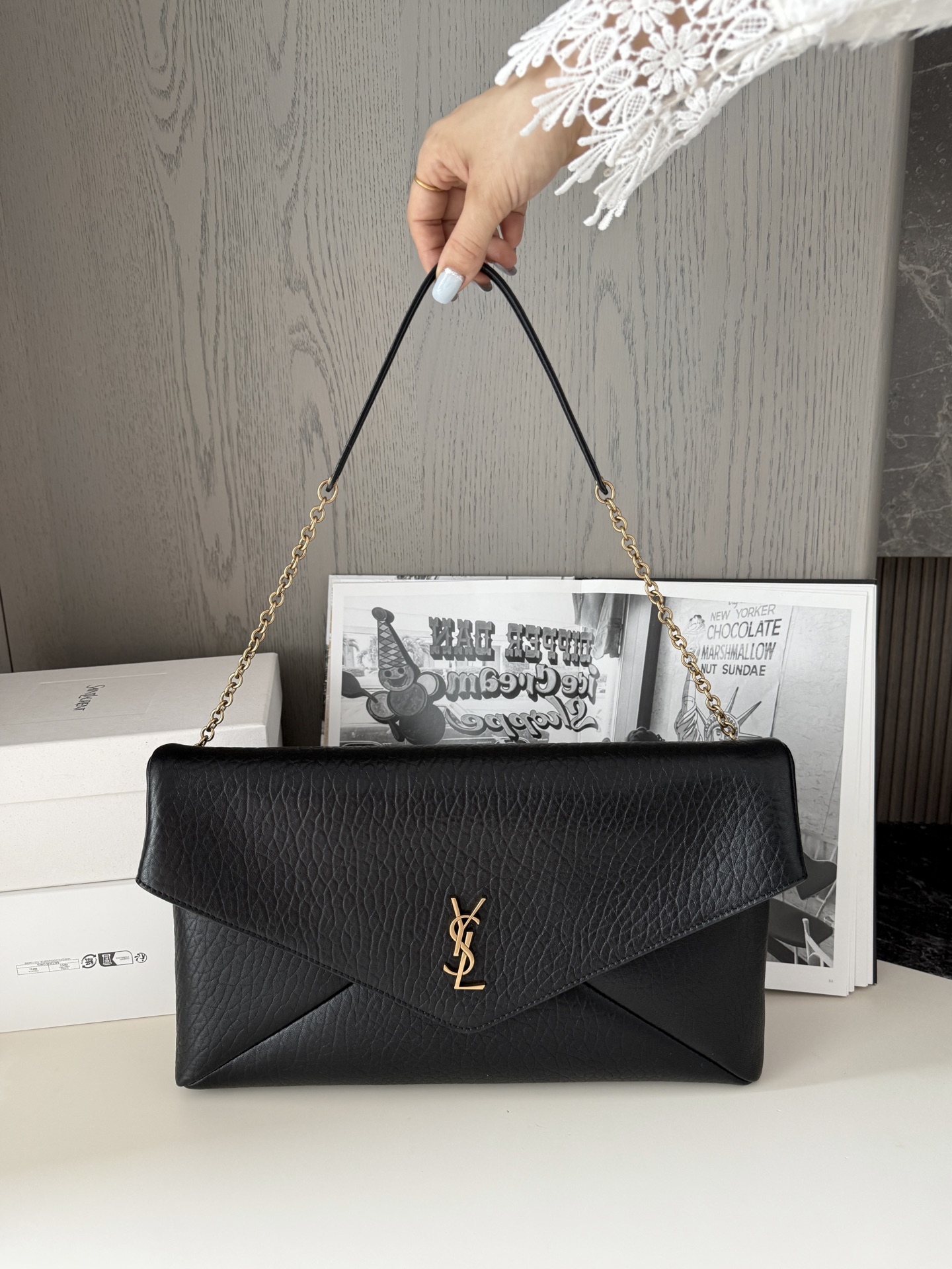 New Style Calypso Envelope Large Clutch Bag