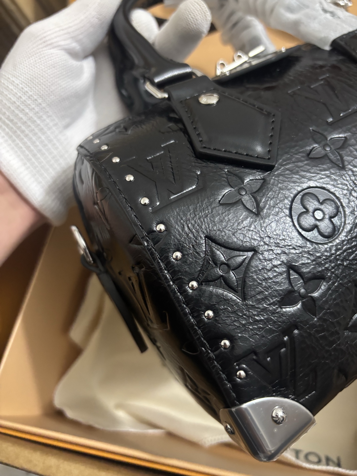 Louis Vuitton Speedy Trunk 20 All-Leather Handbag