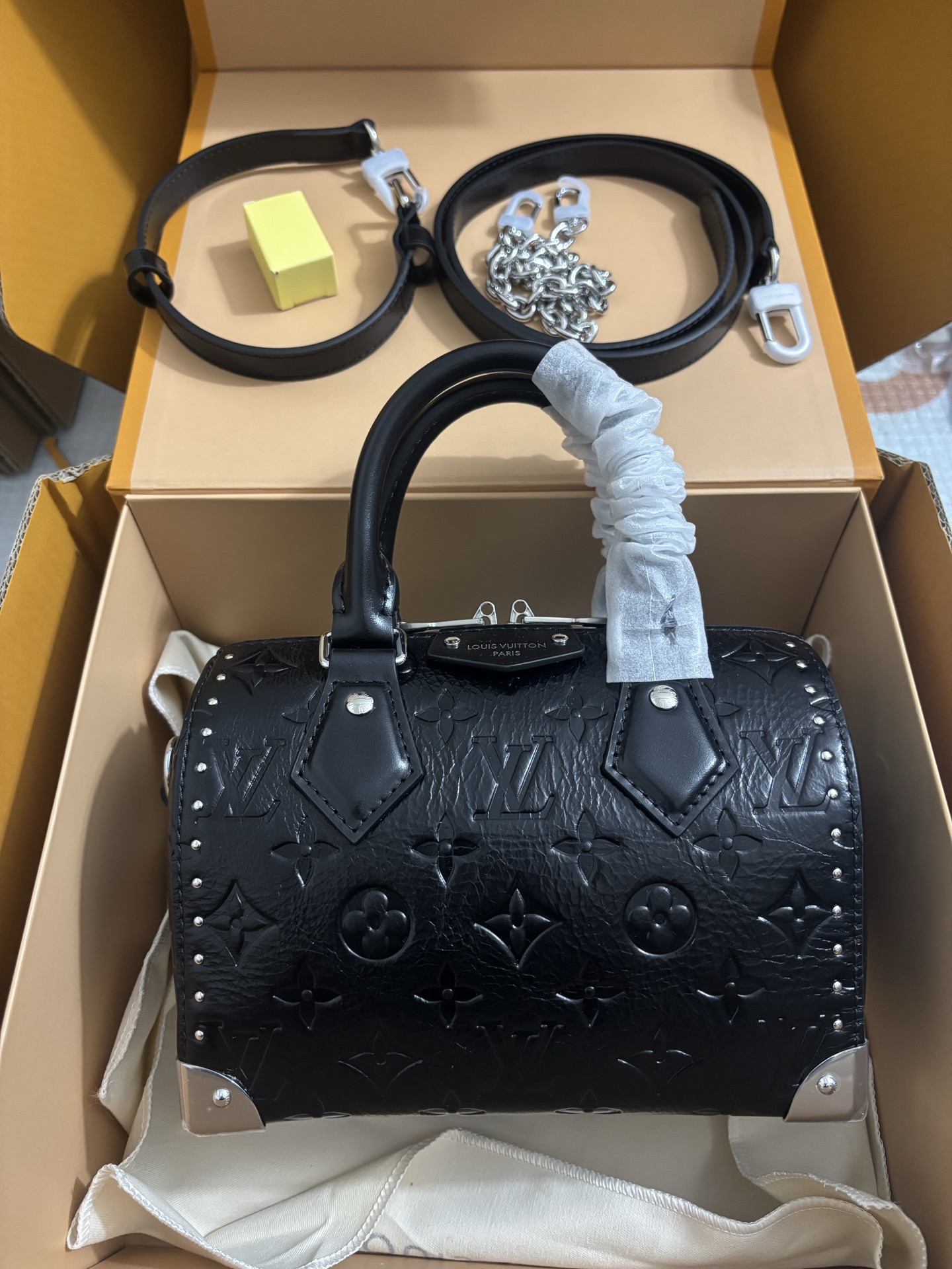 Louis Vuitton Speedy Trunk 20 All-Leather Handbag