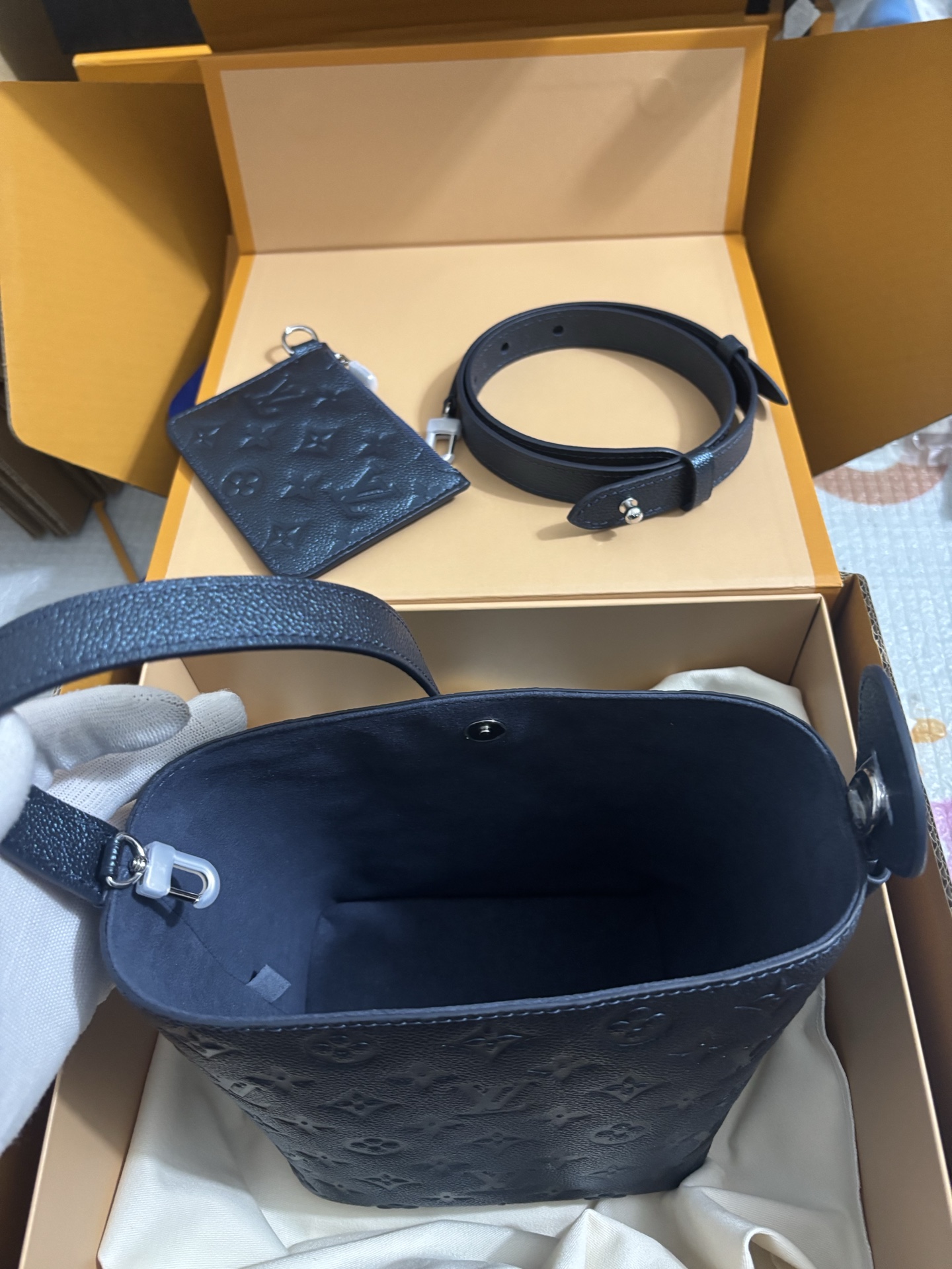 Louis Vuitton All in BB Bucket Handbag