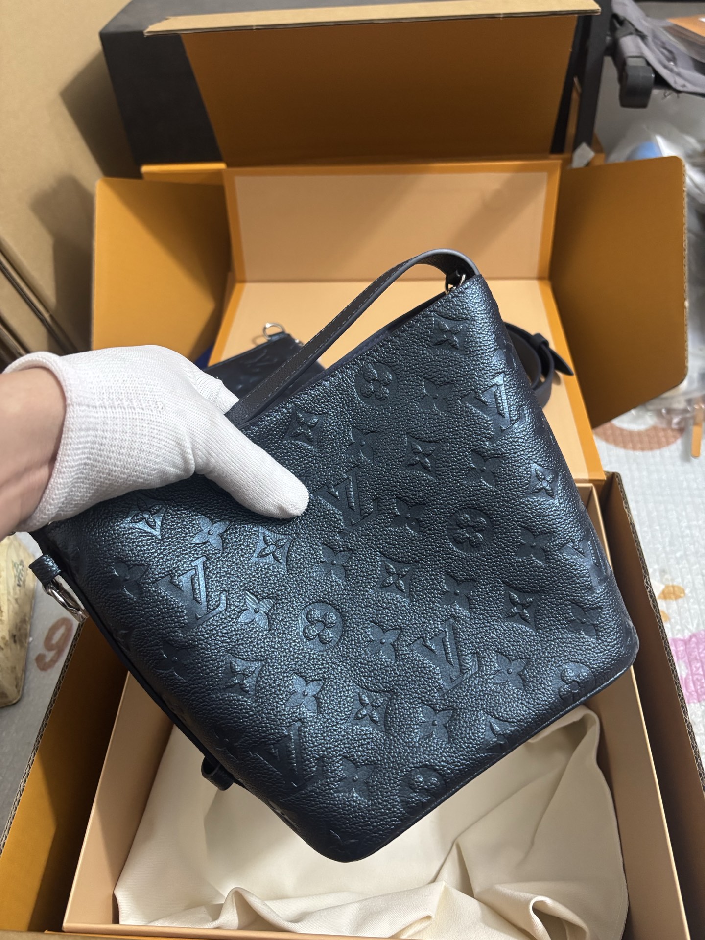 Louis Vuitton All in BB Bucket Handbag