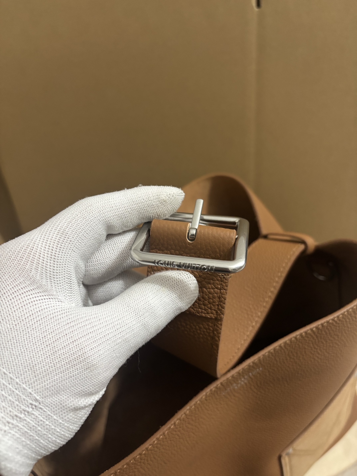 Louis Vuitton Three-Tone Verso Hobo Handbag