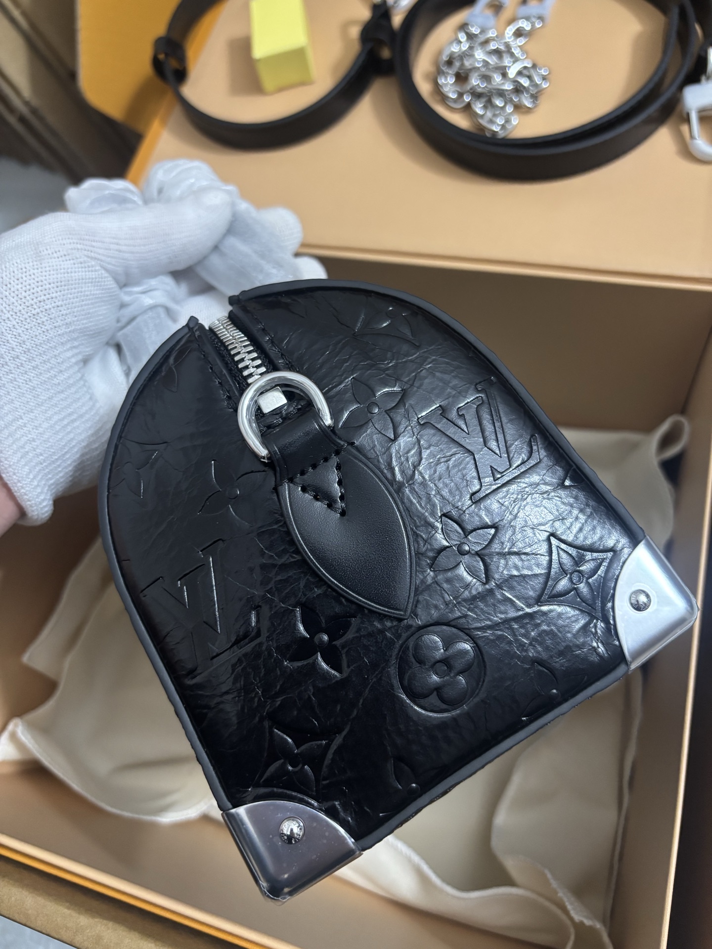 Louis Vuitton Speedy Trunk 20 All-Leather Handbag