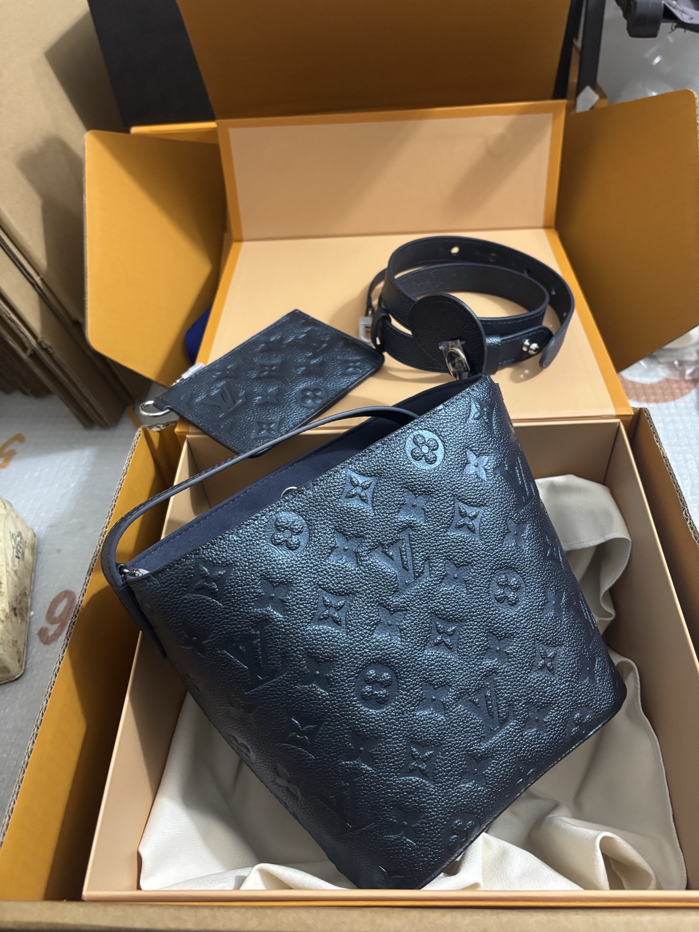Louis Vuitton All in BB Bucket Handbag