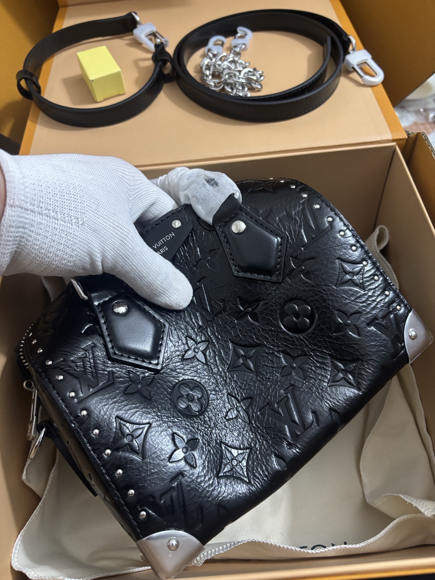 Louis Vuitton Speedy Trunk 20 All-Leather Handbag