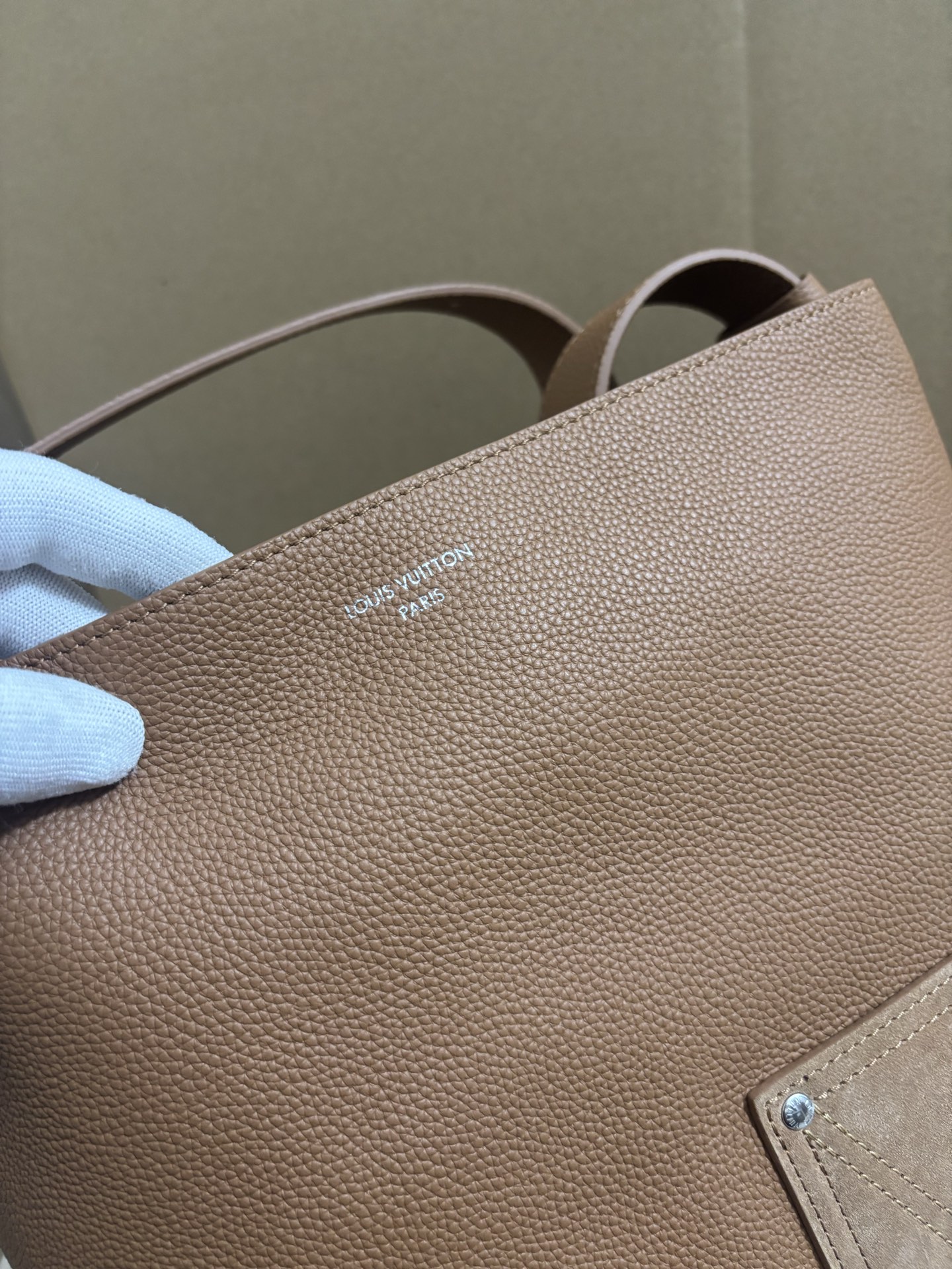 Louis Vuitton Three-Tone Verso Hobo Handbag