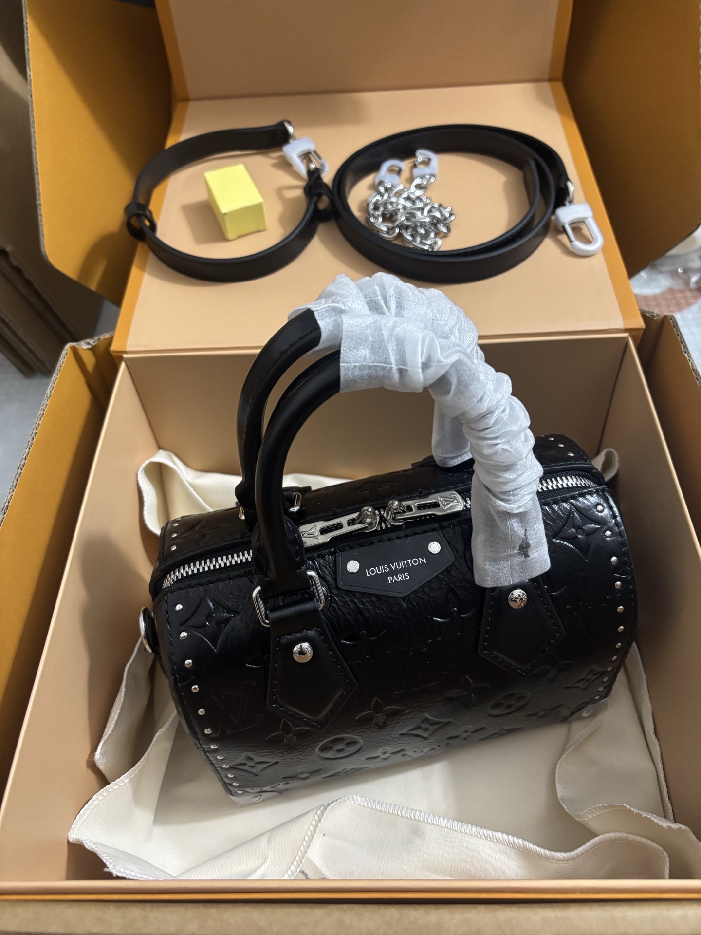 Louis Vuitton Speedy Trunk 20 All-Leather Handbag