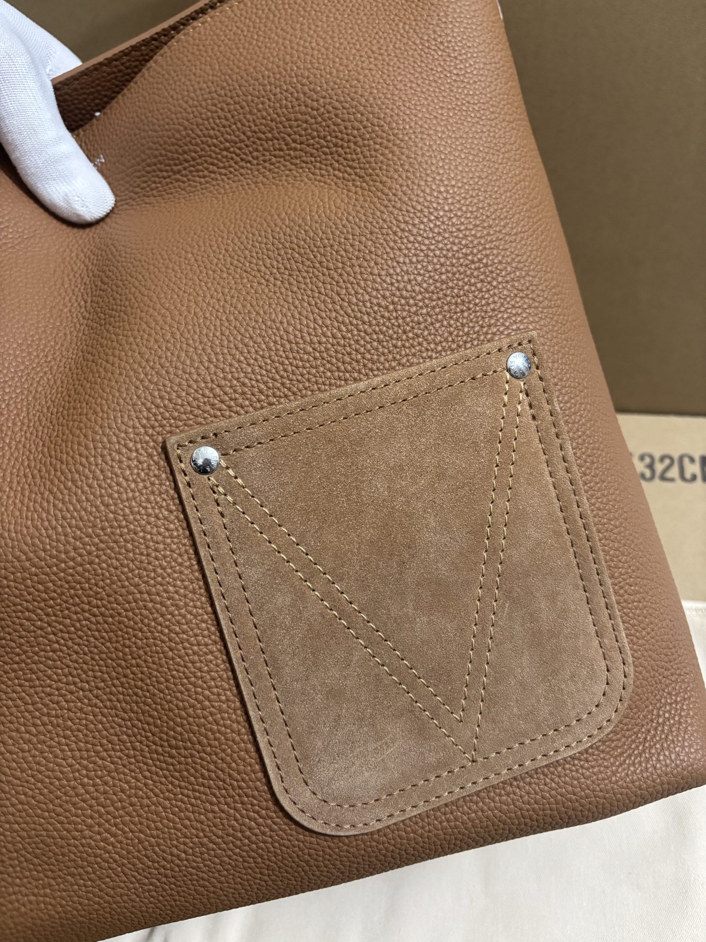 Louis Vuitton Three-Tone Verso Hobo Handbag