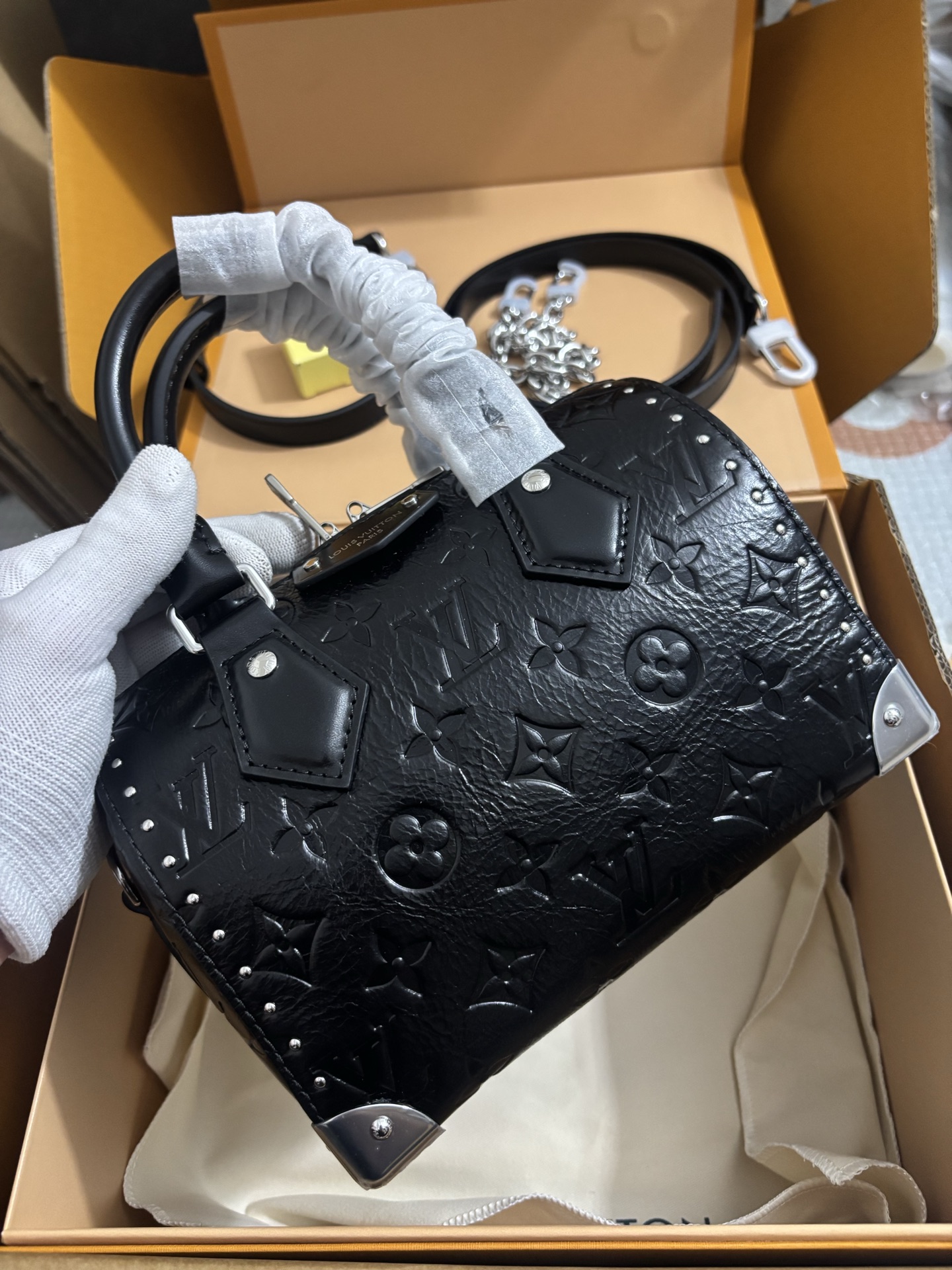 Louis Vuitton Speedy Trunk 20 All-Leather Handbag