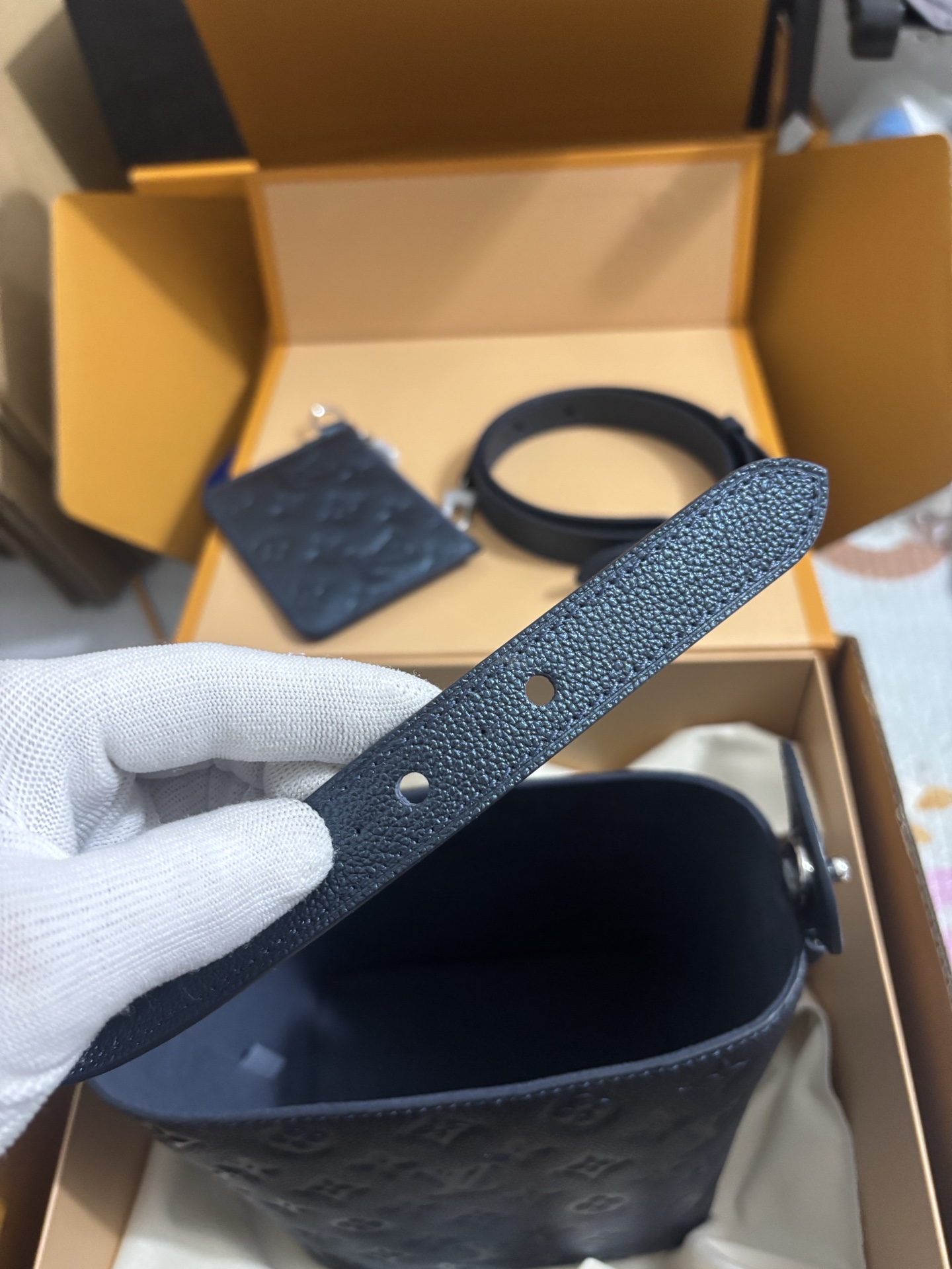 Louis Vuitton All in BB Bucket Handbag