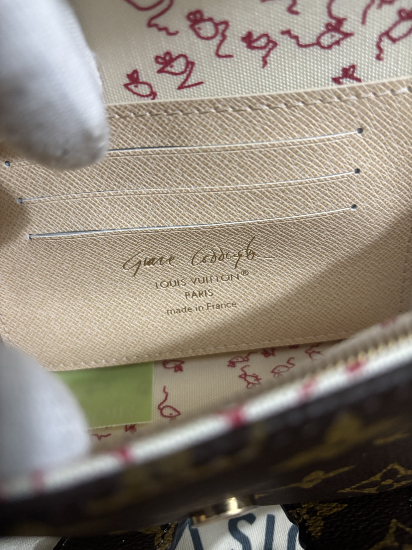 Louis Vuitton Wallet On Chain Ivy cat handbag