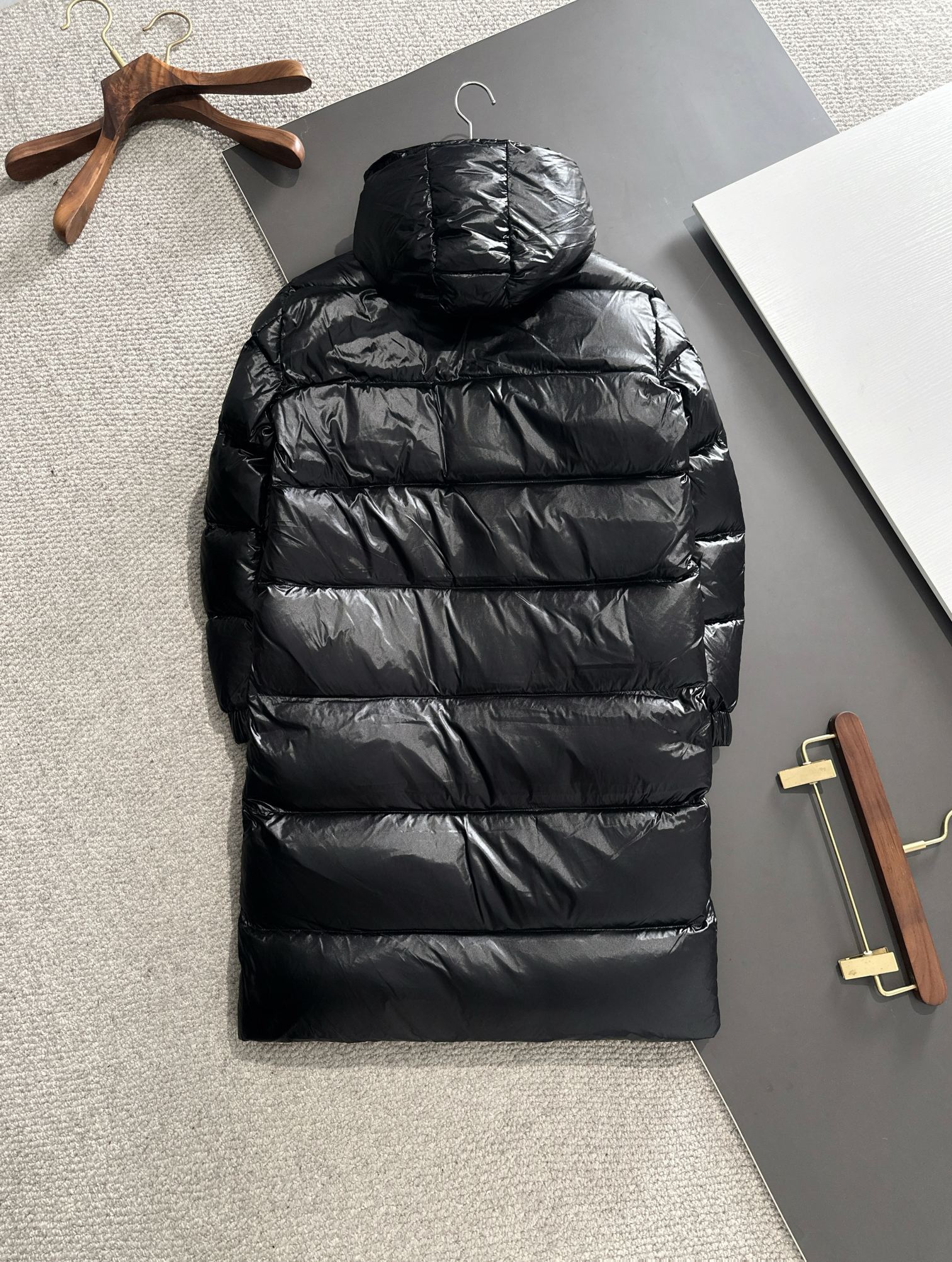 𝗠𝗼𝗻𝗰𝗲𝗿 Shiny Long Maya Classic Celebrity同款 Down Coat